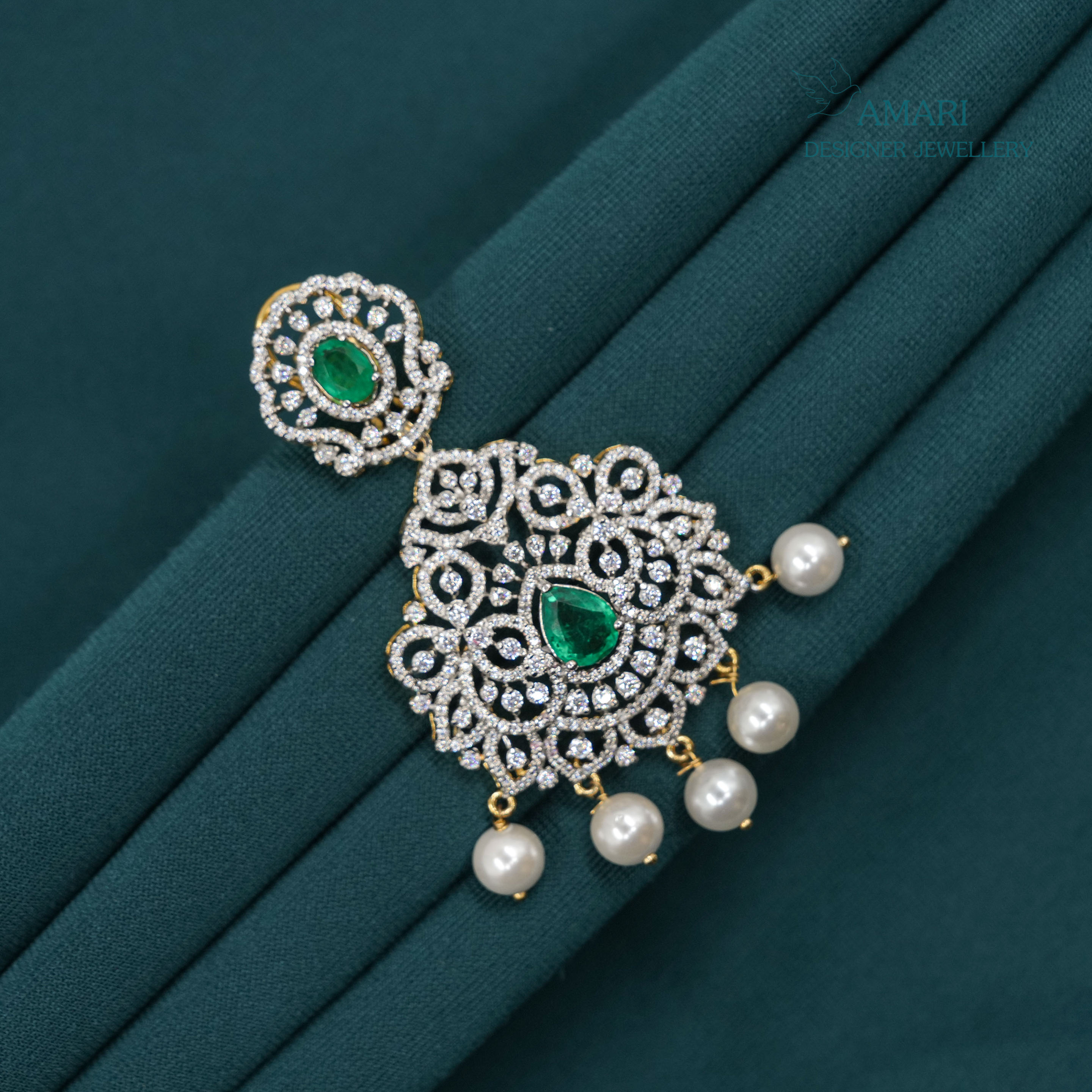 Lustrous Silver Earrings -