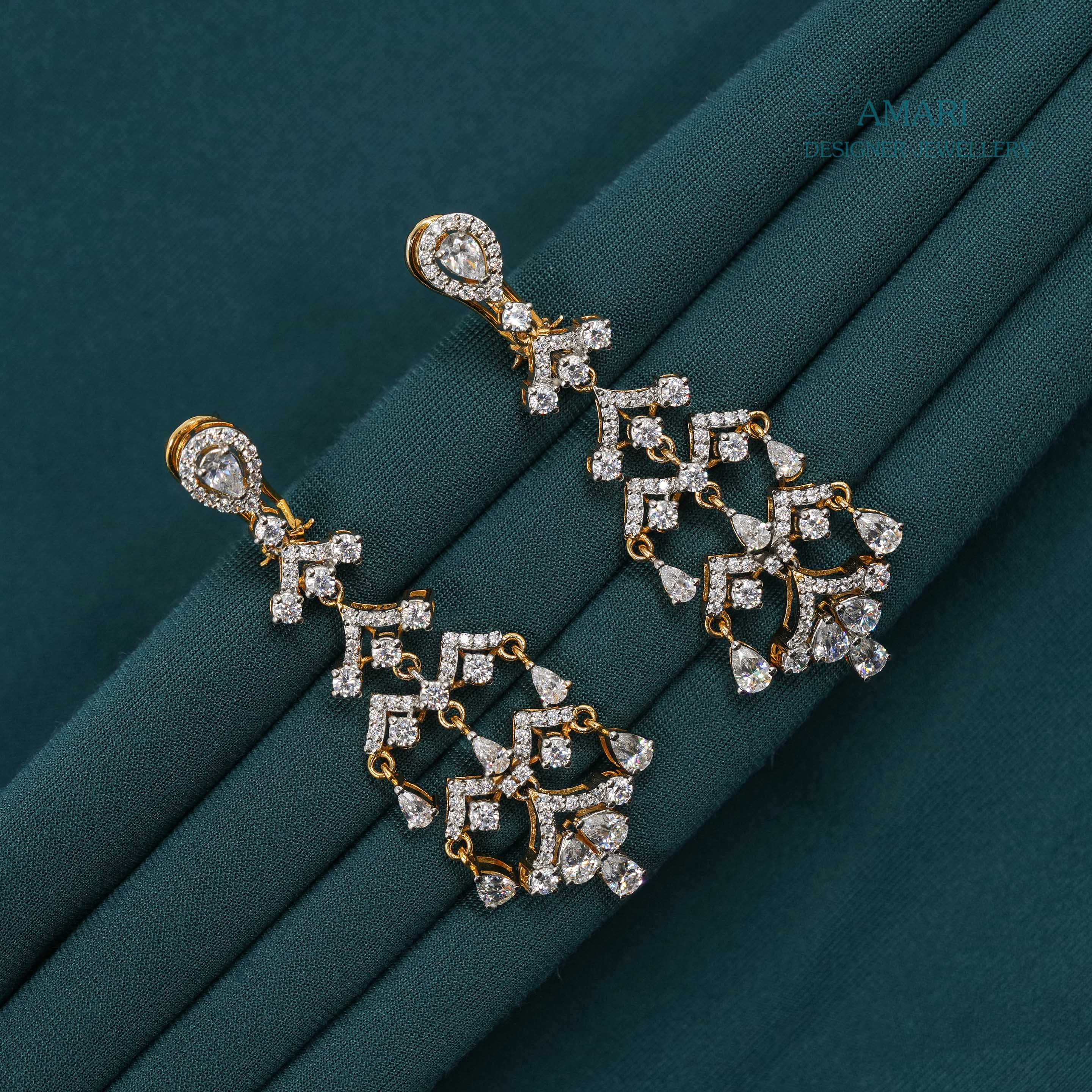 Refined Elegance Silver Earrings -