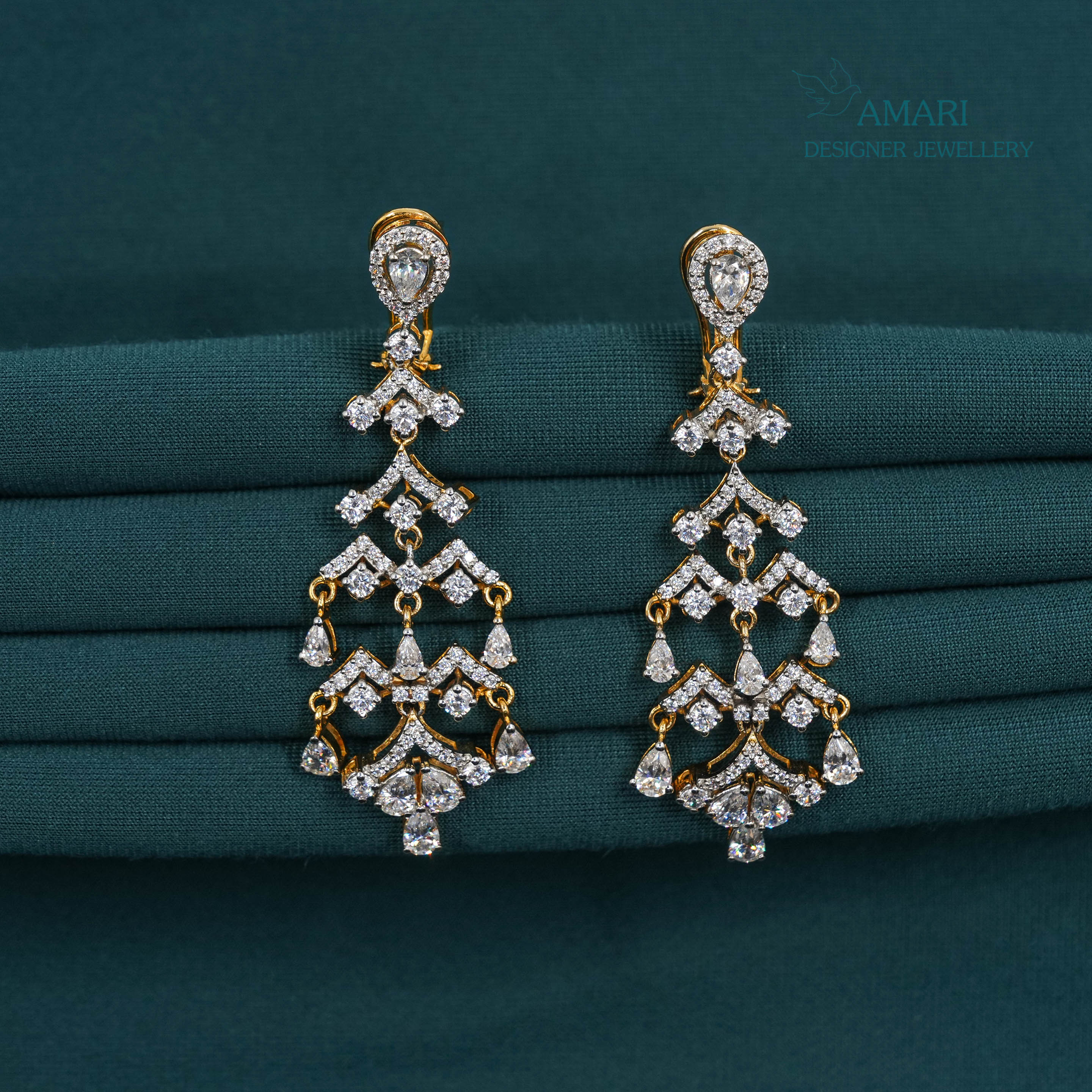 Refined Elegance Silver Earrings -