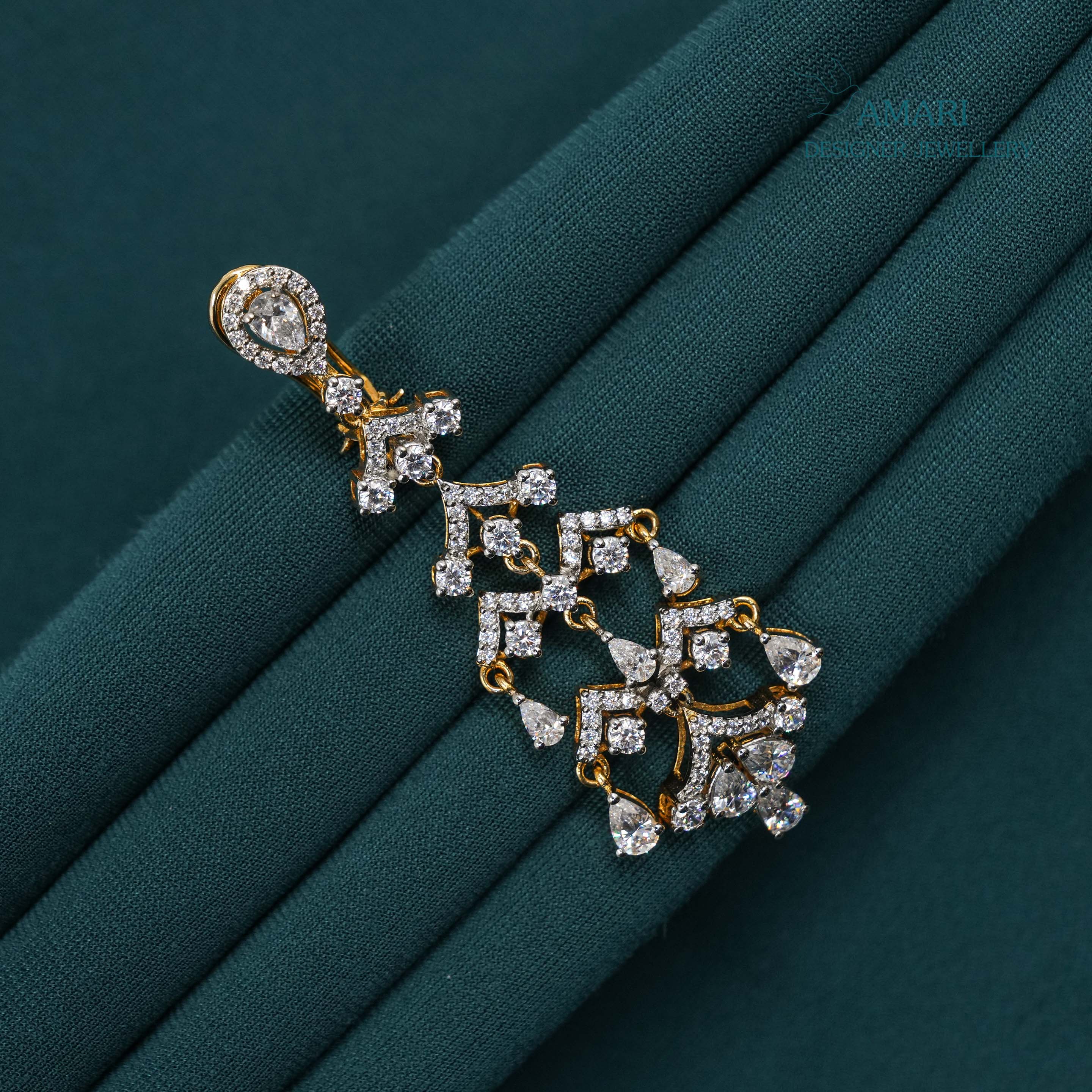 Refined Elegance Silver Earrings -