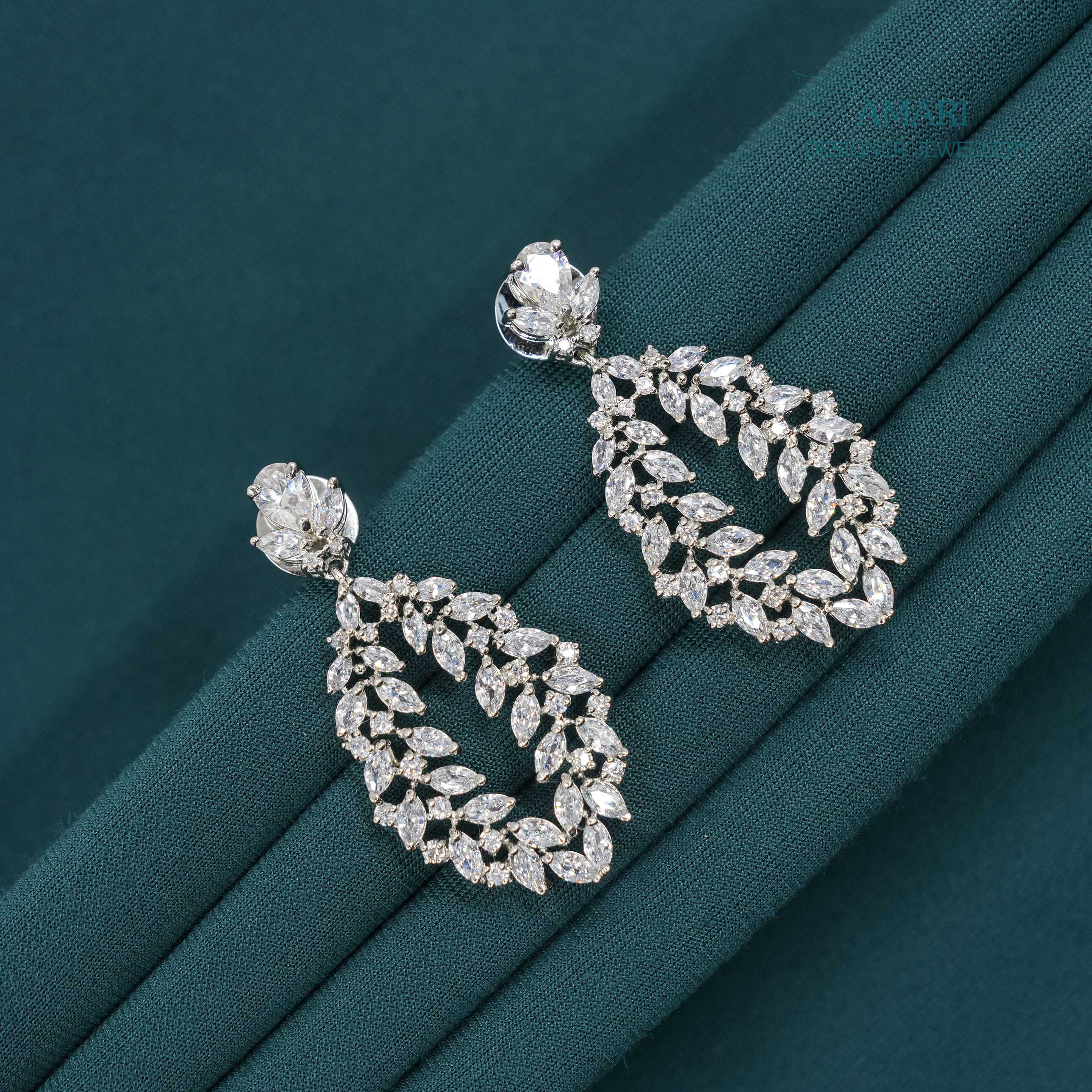 Sleek Classic Silver Earrings -
