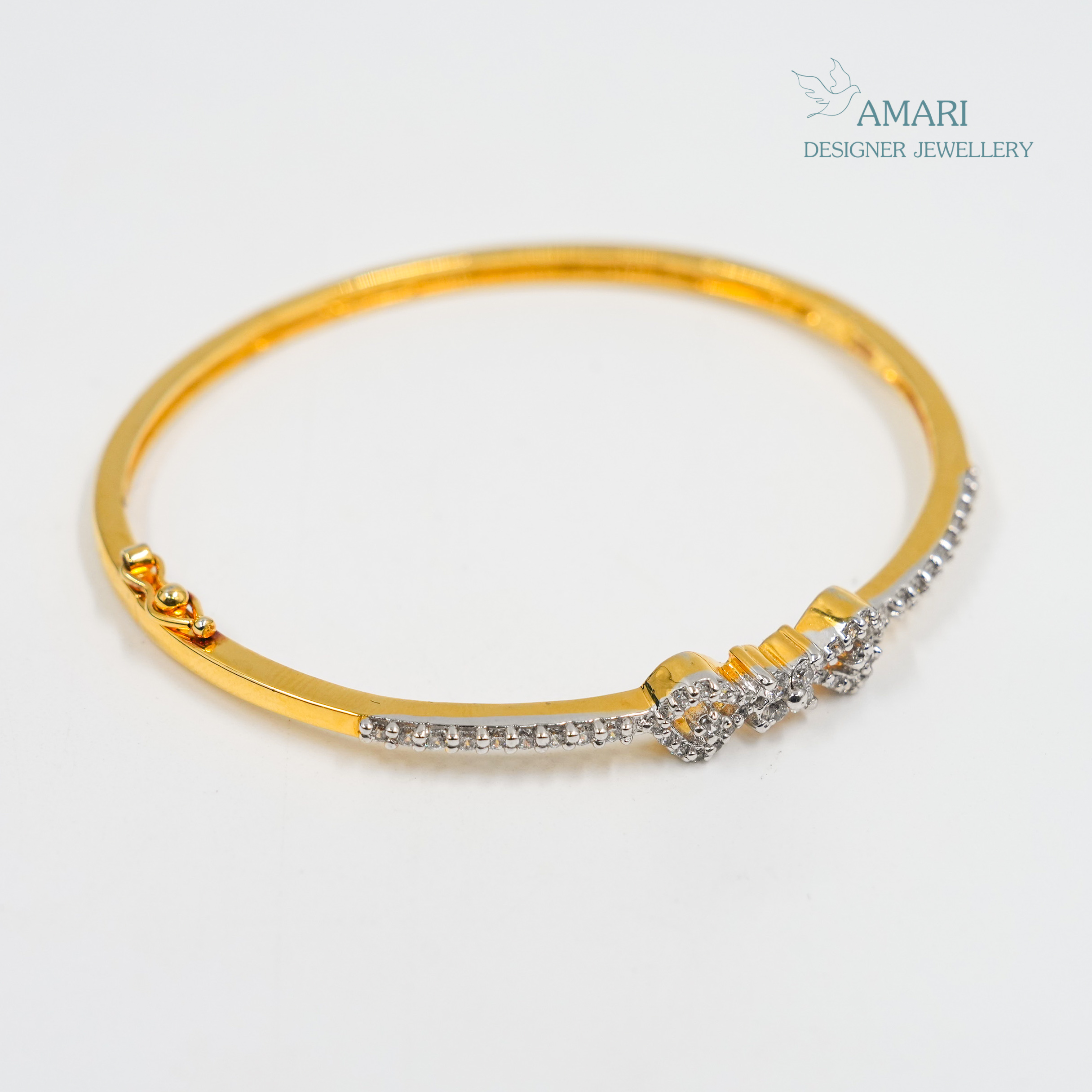 Studded Minimal Kada Bracelet -
