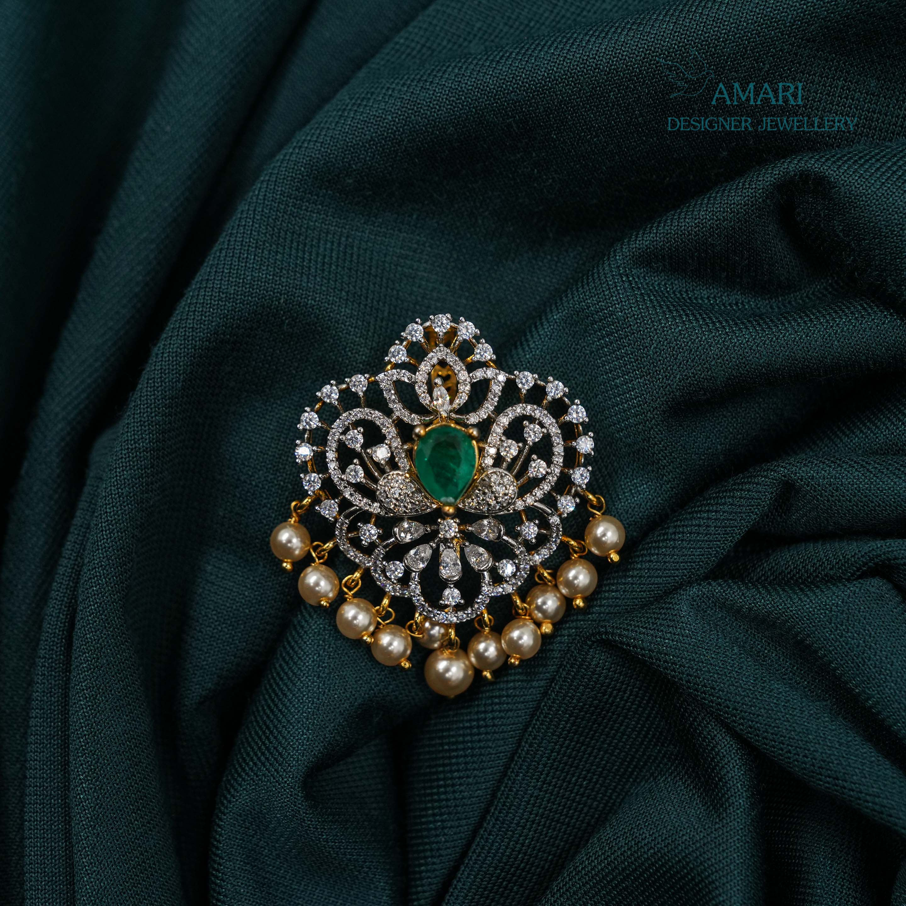 Emerald Cut Versatile Pendant Set -