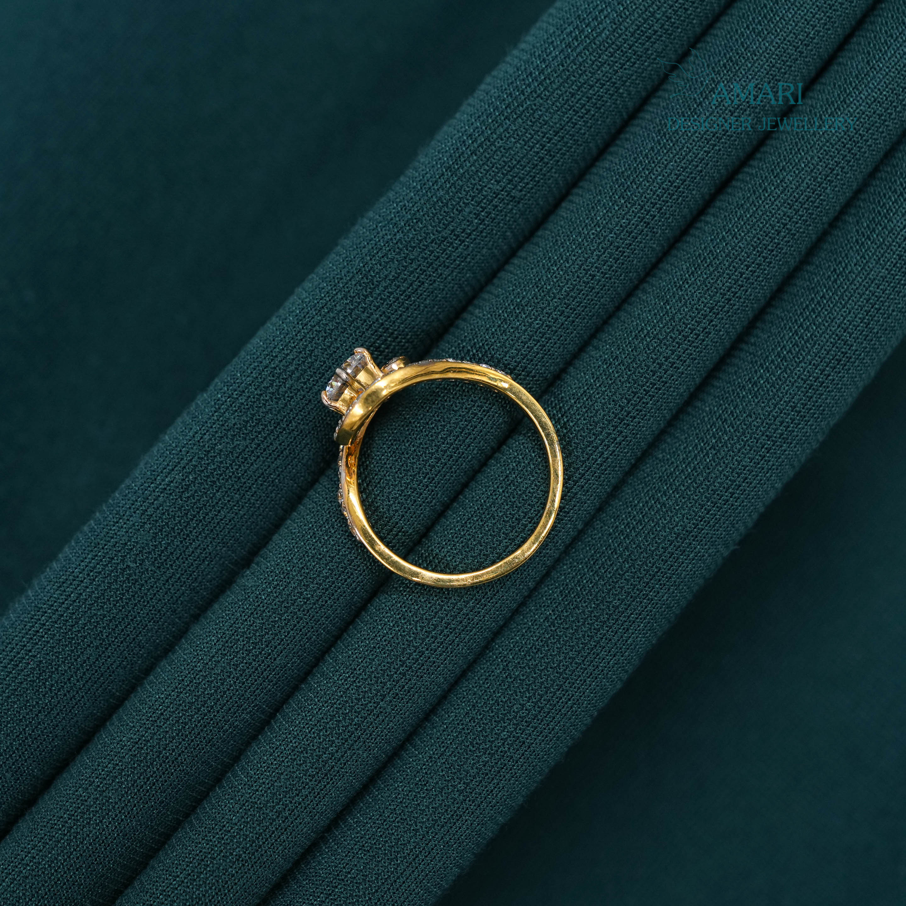 Modern Grace Silver Ring -