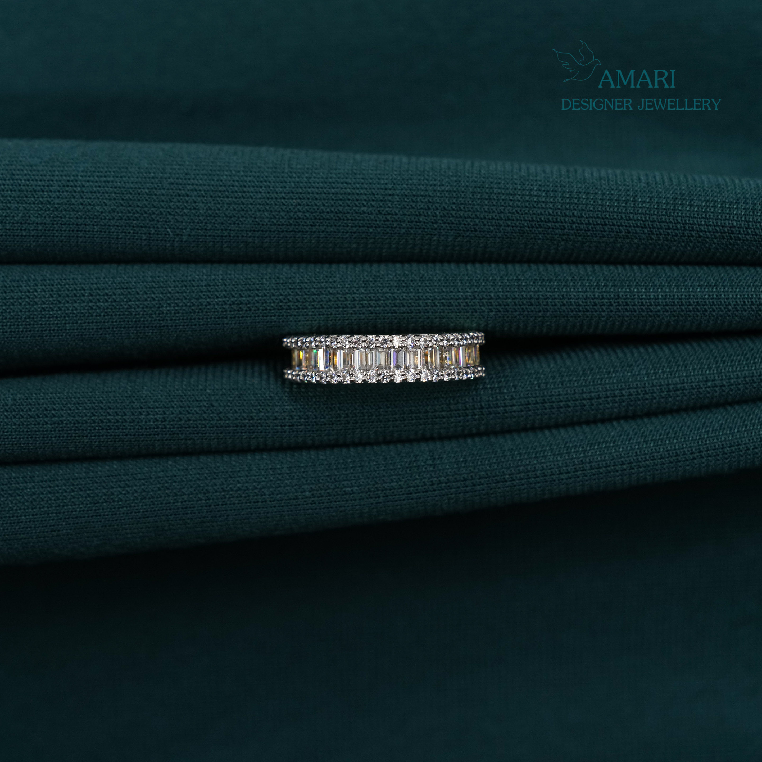 Natural Shine Silver Ring -