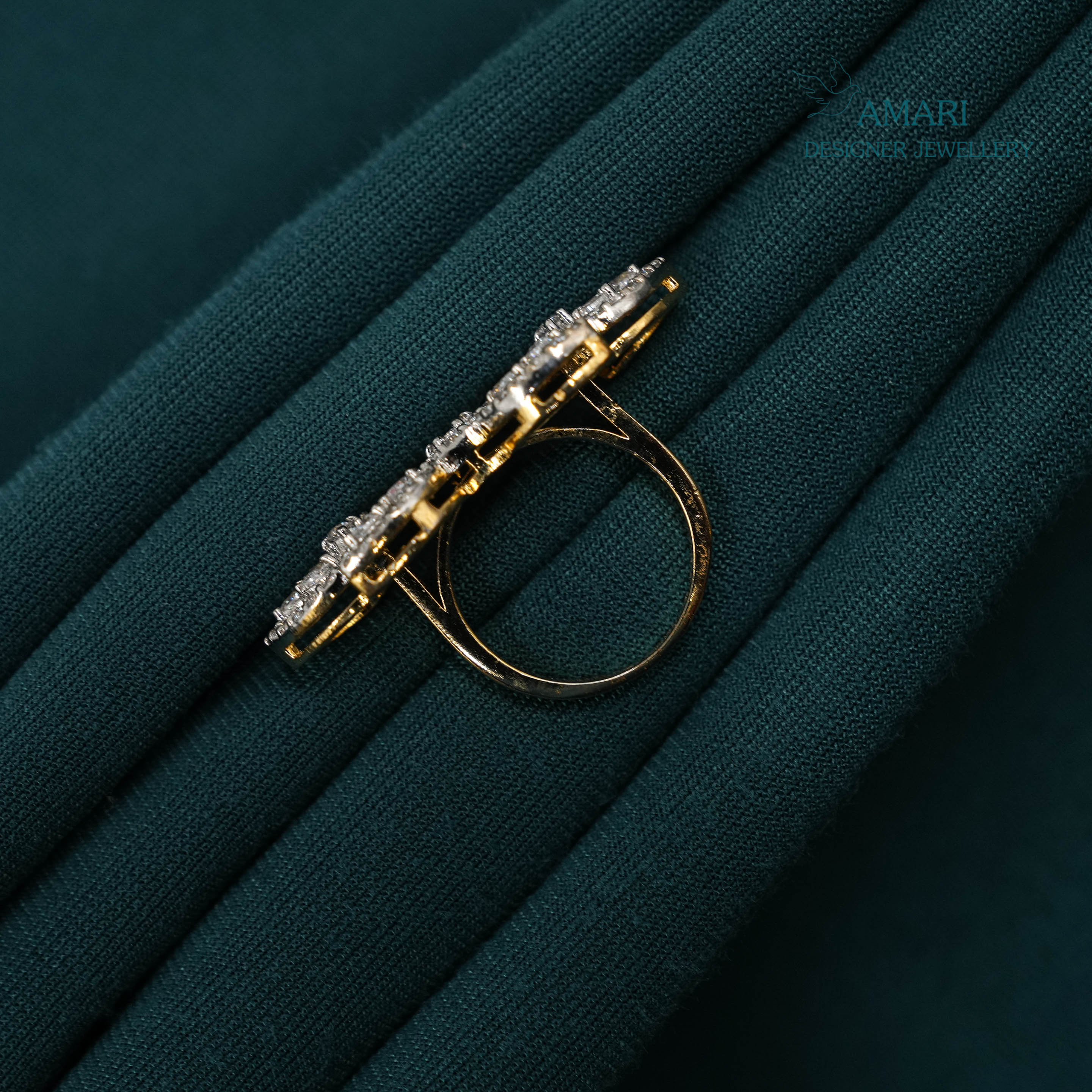 Modern Silver Ring -