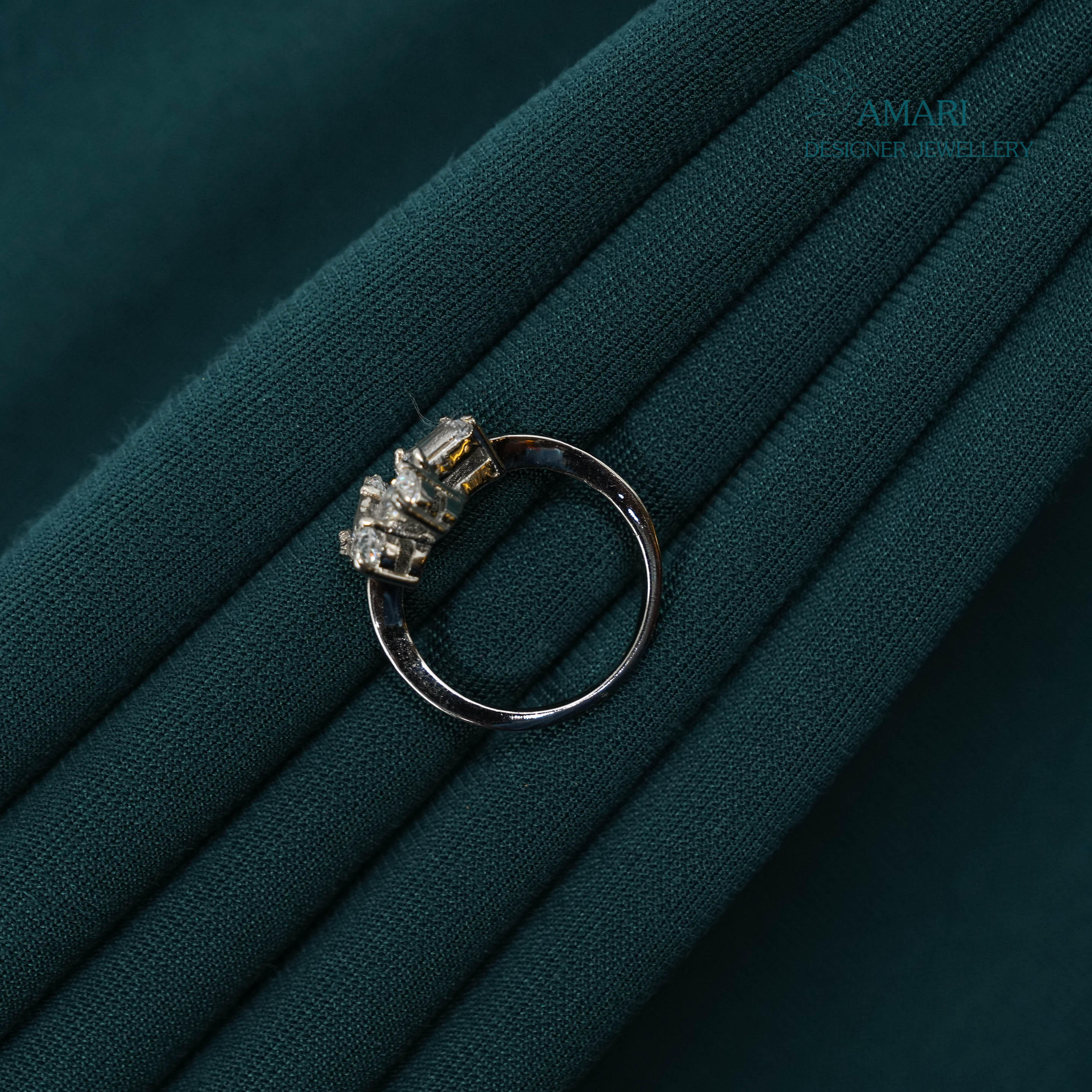 Shimmer Silver Ring -