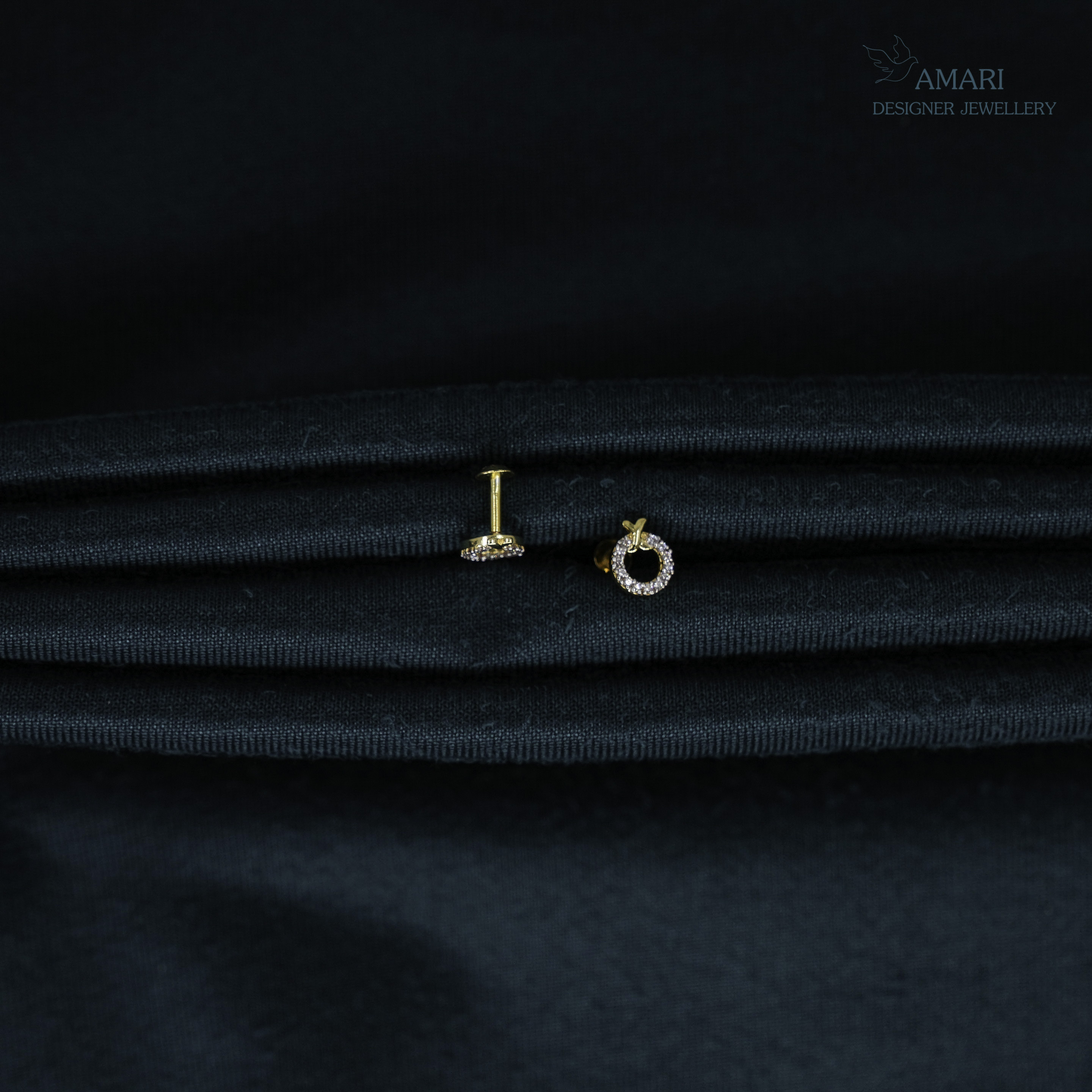 Gold Earring Nine KT -