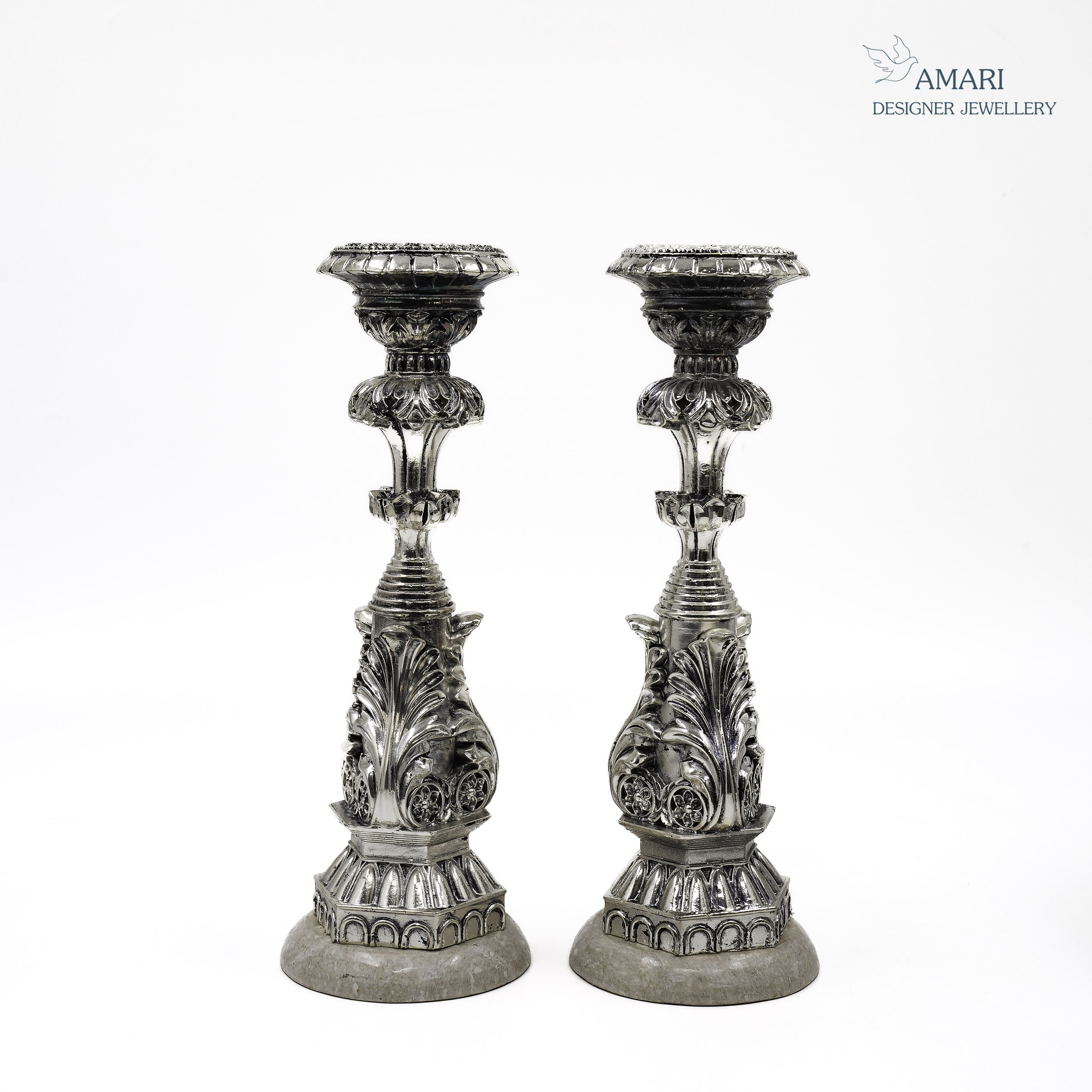 Silver Elephant with Storage Box -