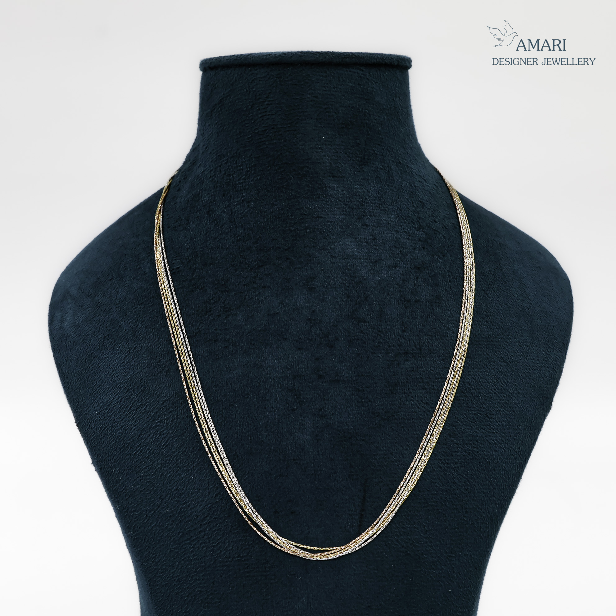 Textured Silver Rope Chain -