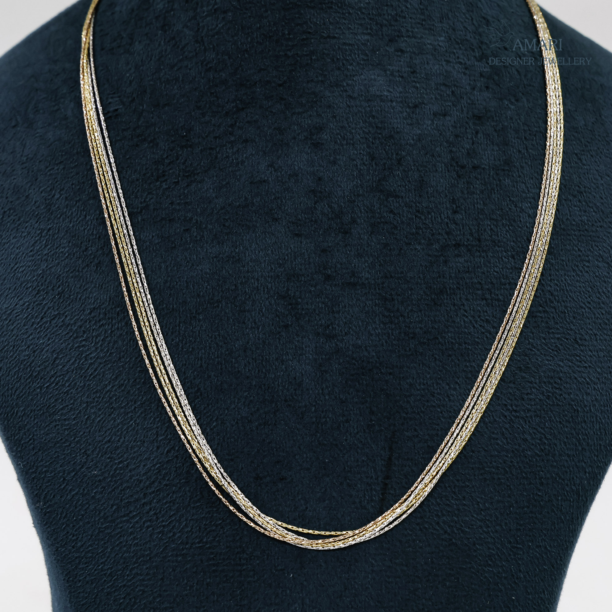 Textured Silver Rope Chain -