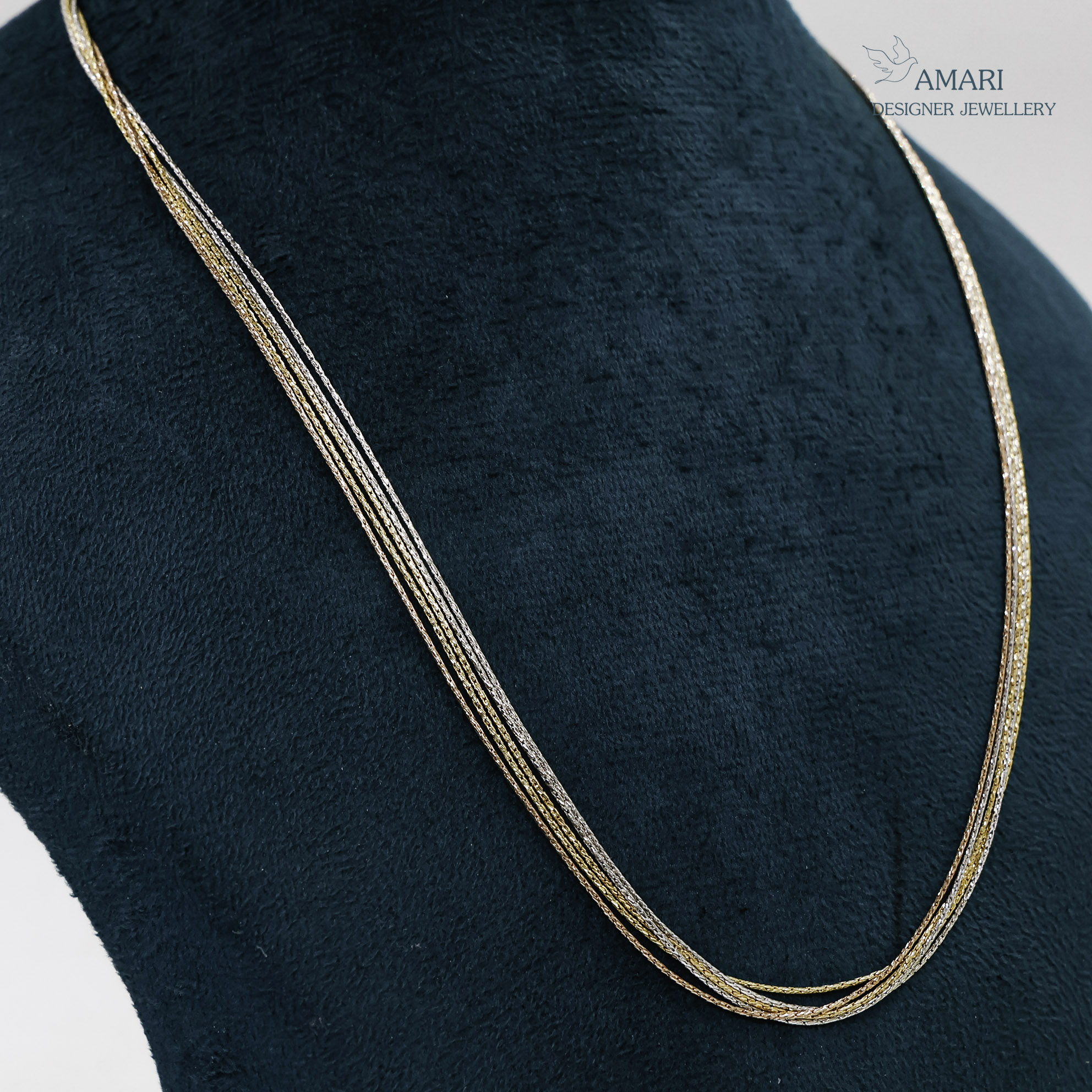 Textured Silver Rope Chain -