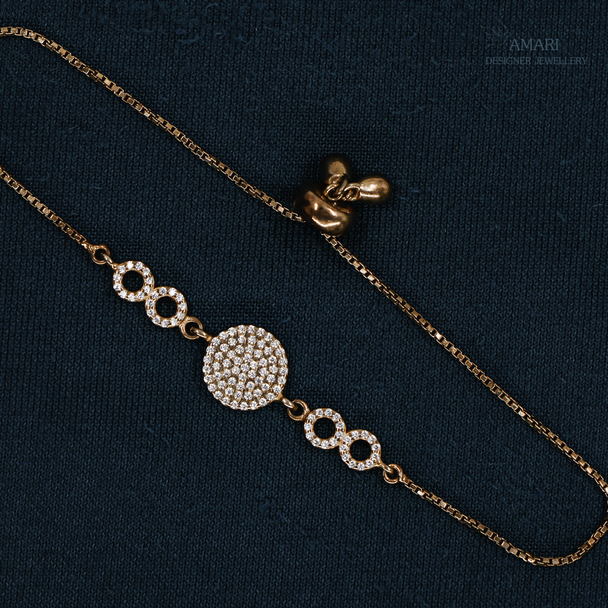 Simple Round Adjustable Silver Bracelet - Tennis Bracelets