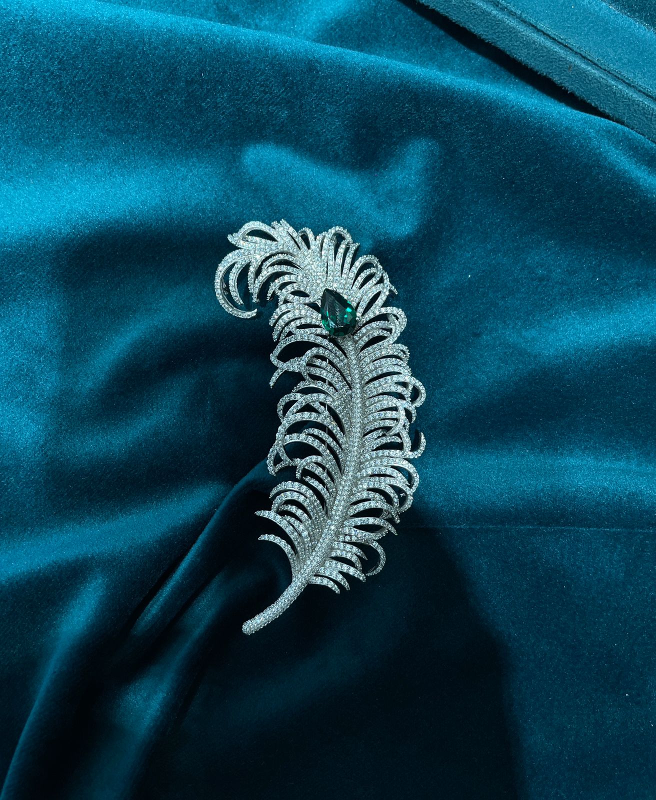 Beautiful Feather Brooch
