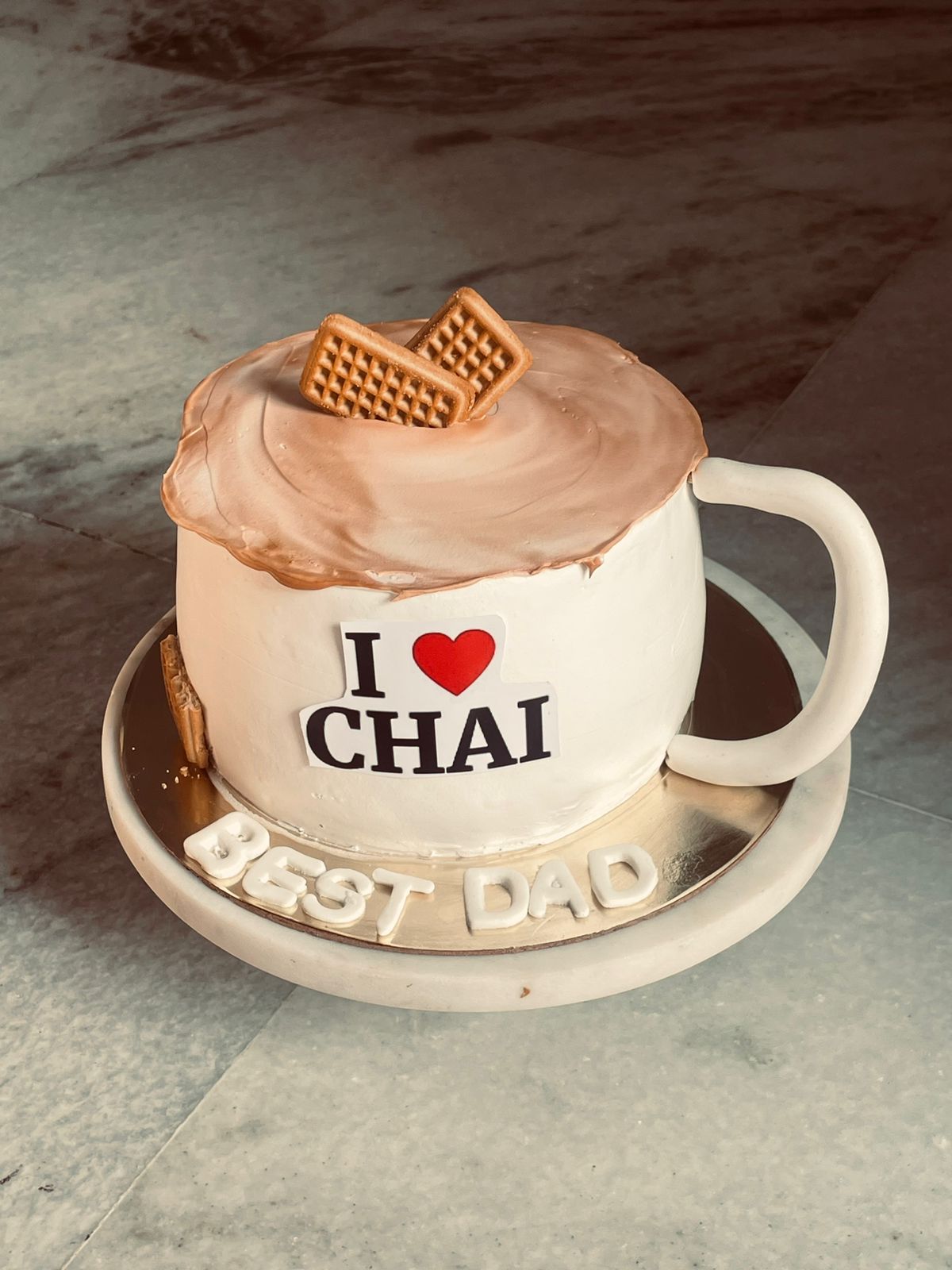 Ambushed By Food - Chai Lover Theme Cake