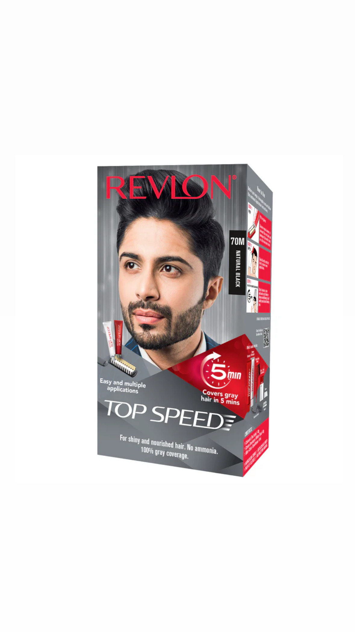 Revlon Top Speed Natural Black 70MM