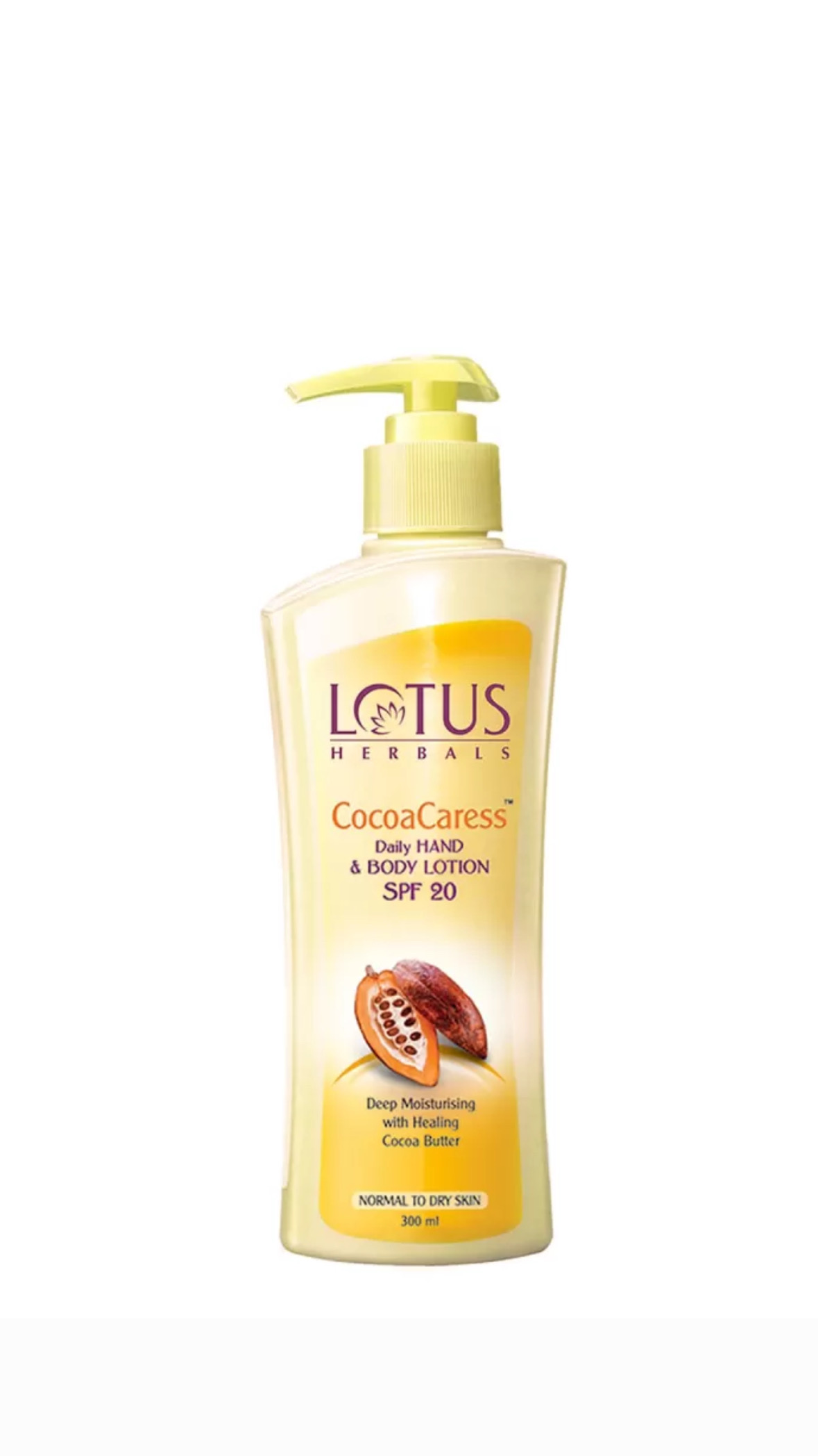 Lotus Herbals Cocoa Caress Lotion spf20