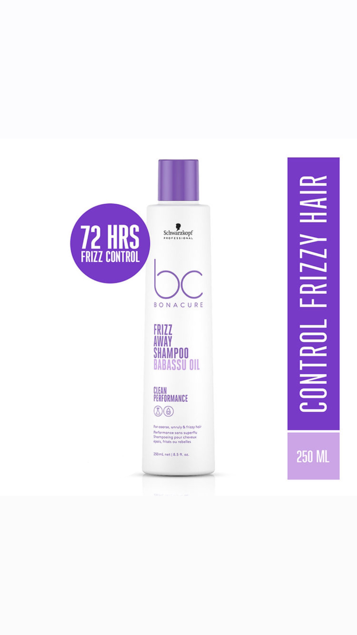 Schwarzkopf Bonacure Frizz Away Shampoo - Hair Care