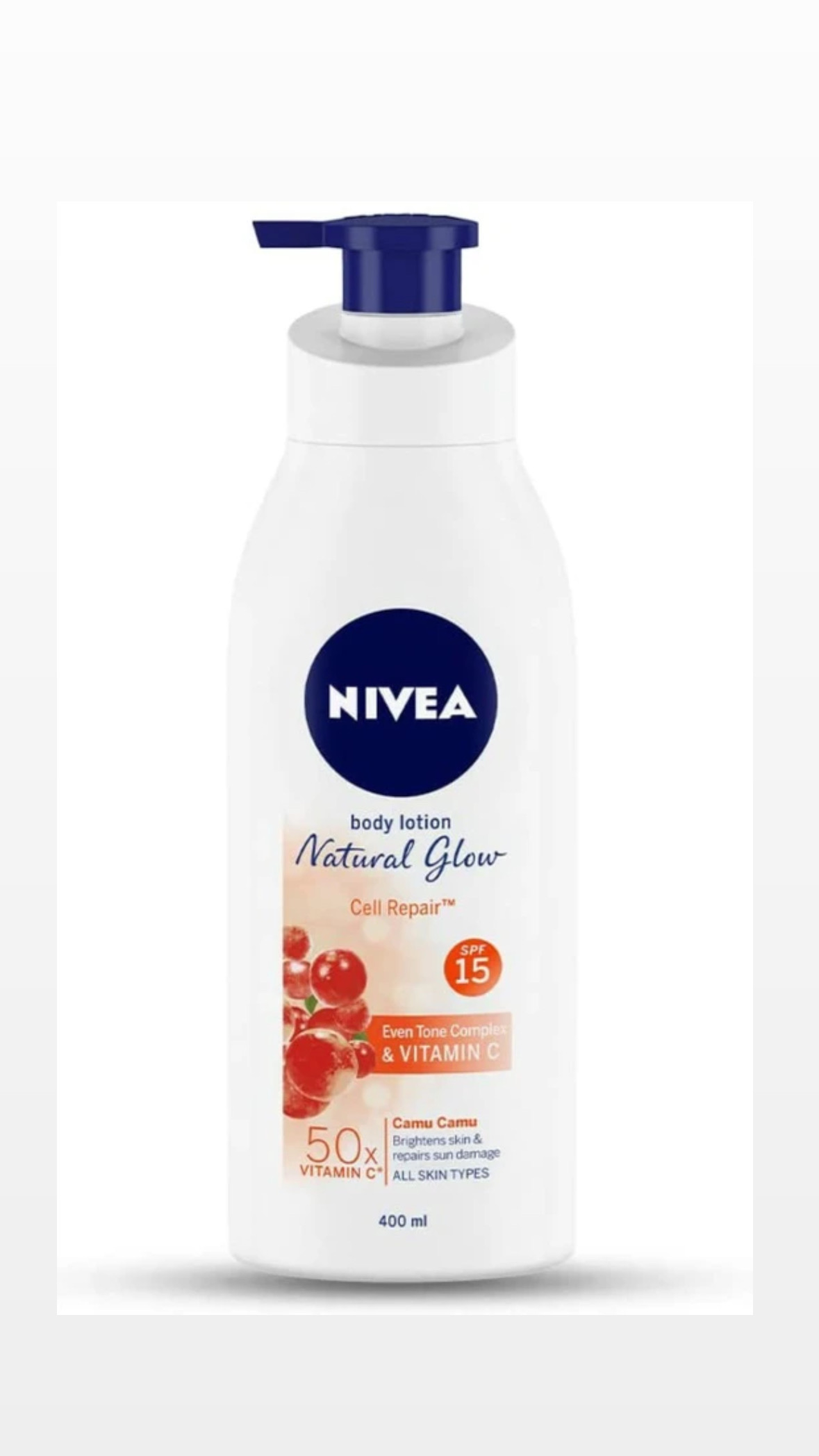 Nivea Natural Glow Body Lotion 400ml