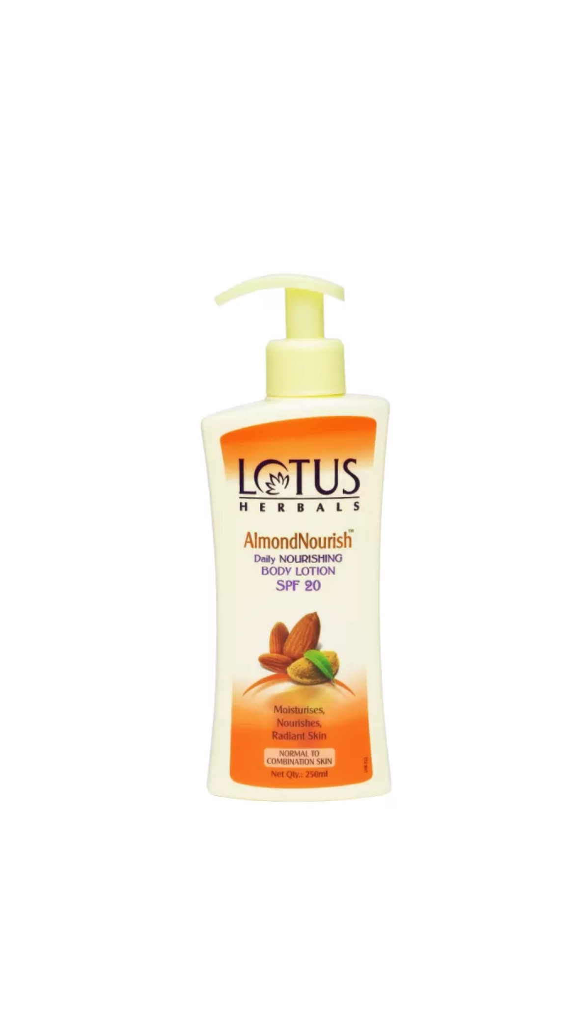 Lotus Herbals Almond Nourish Body Lotion spf20