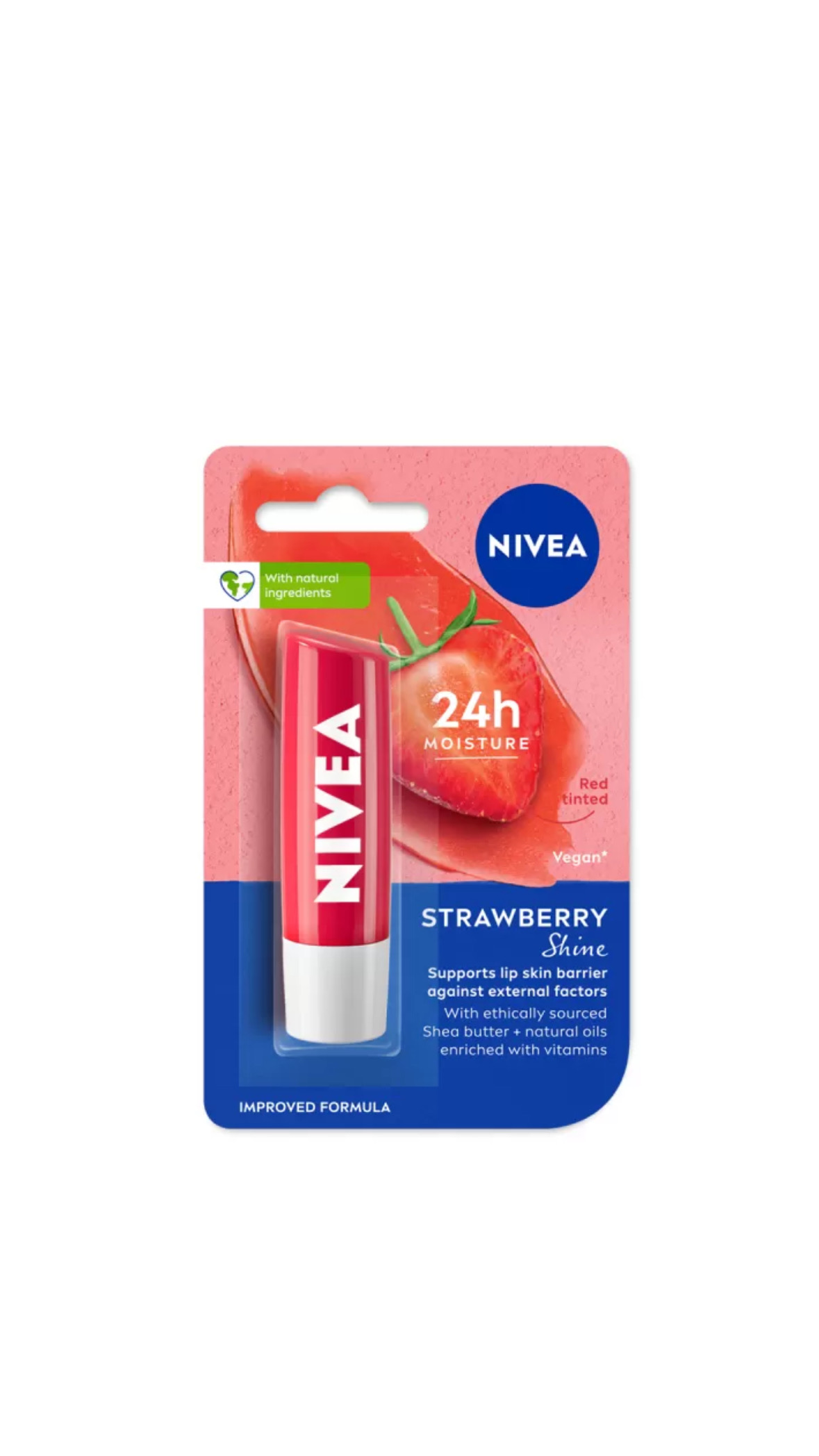 Nivea Strawberry Shine Lip Balm