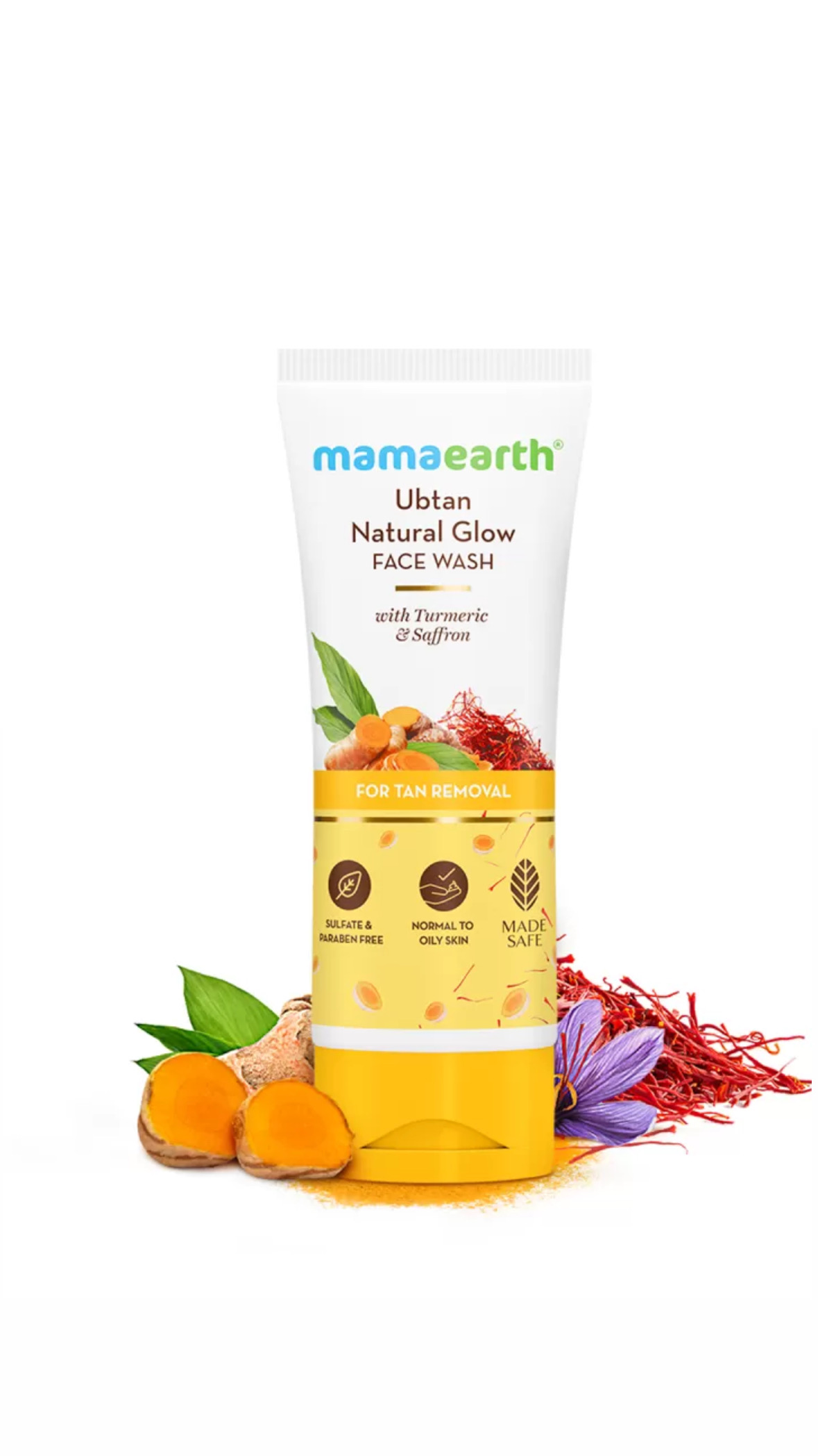 Mamaearth Ubtan Natural Glow Facewash