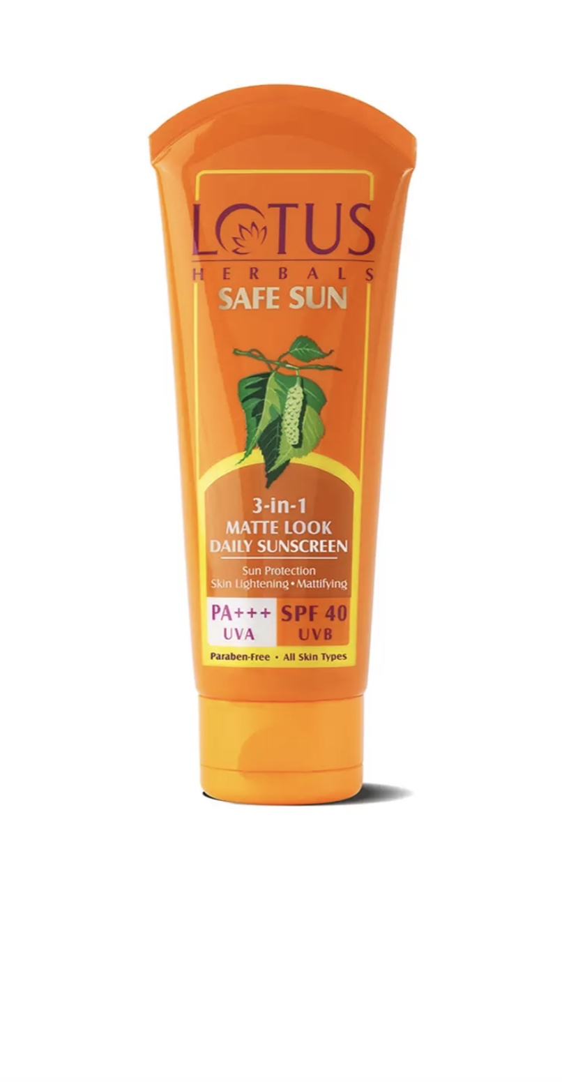 Lotus Herbals  Sunscreen Spf40