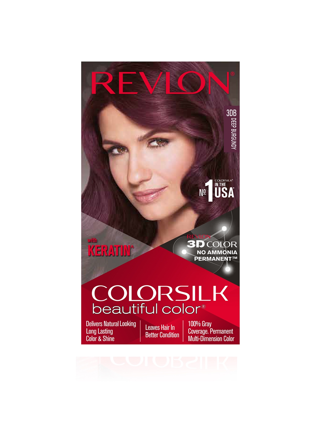Revlon Color Silk Hair Color Deep Burgundy-3DB