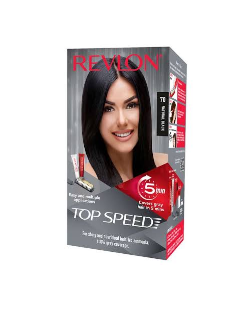 Revlon Top Speed Hair Color Natural Black 70