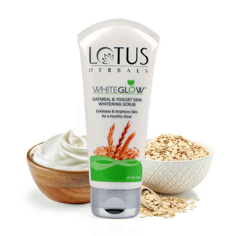 Lotus Herbals Whiteglow Oatmeal & Yogurt Scrub
