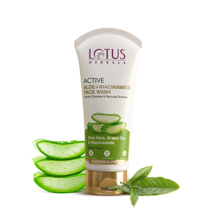 Lotus Herbals Aloe + Niacinamide Face Wash