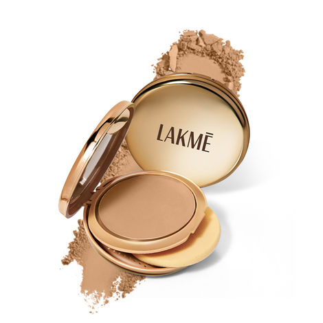 Lakme 9 to 5 Double Duty Dual Finish Compact Walnut 38