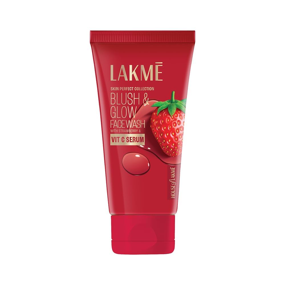Lakme Blush And Glow Face Wash- Strawberry & Vit C