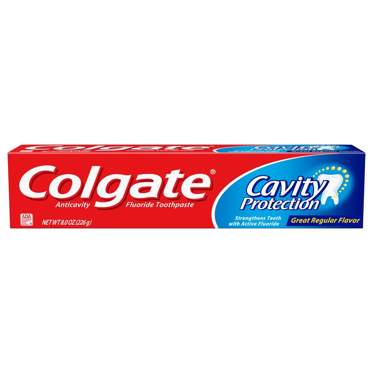 Tooth past Colgate -