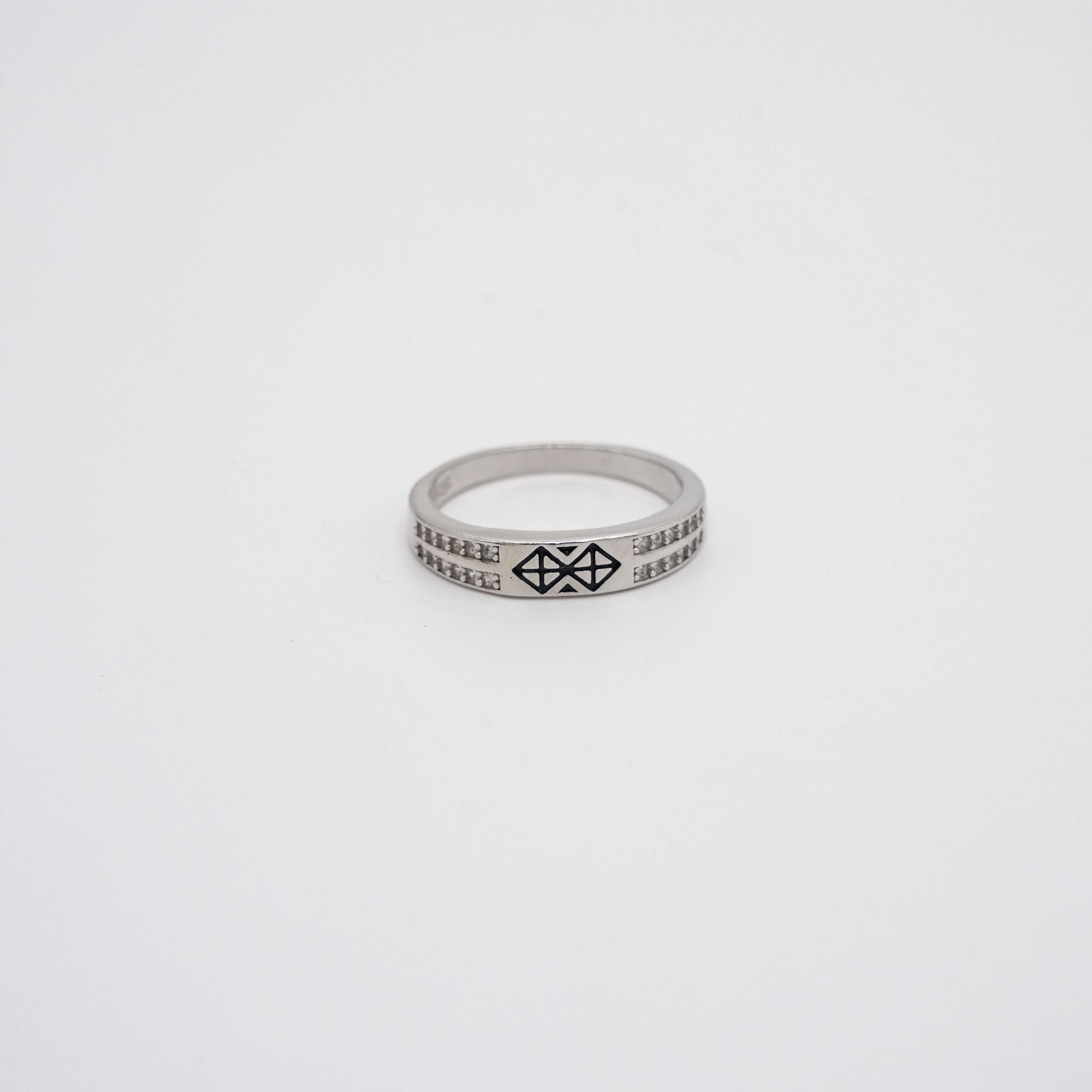Arham Silver Palace - Silver Pattern Ring