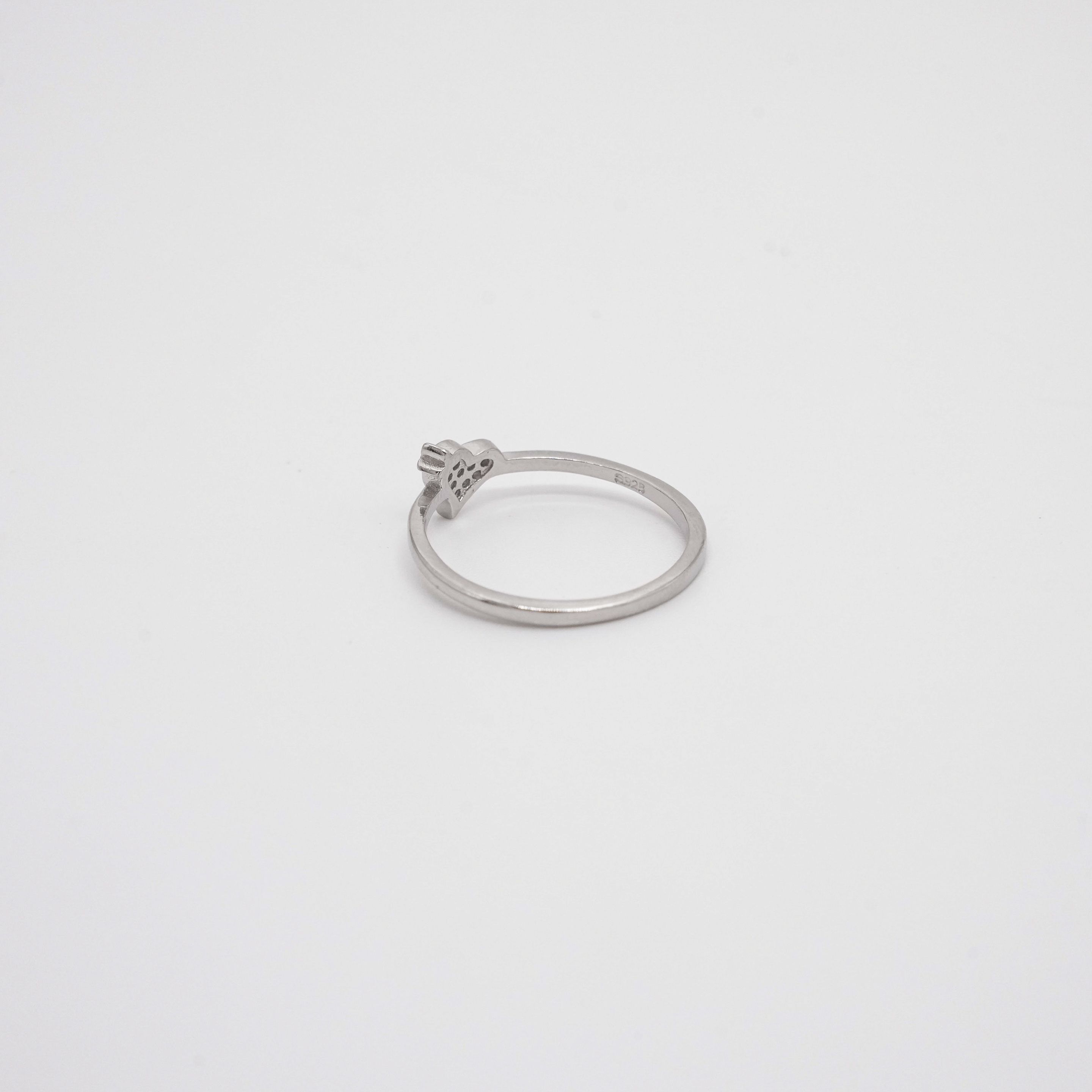 Arham Silver Palace - Silver Heart Ring