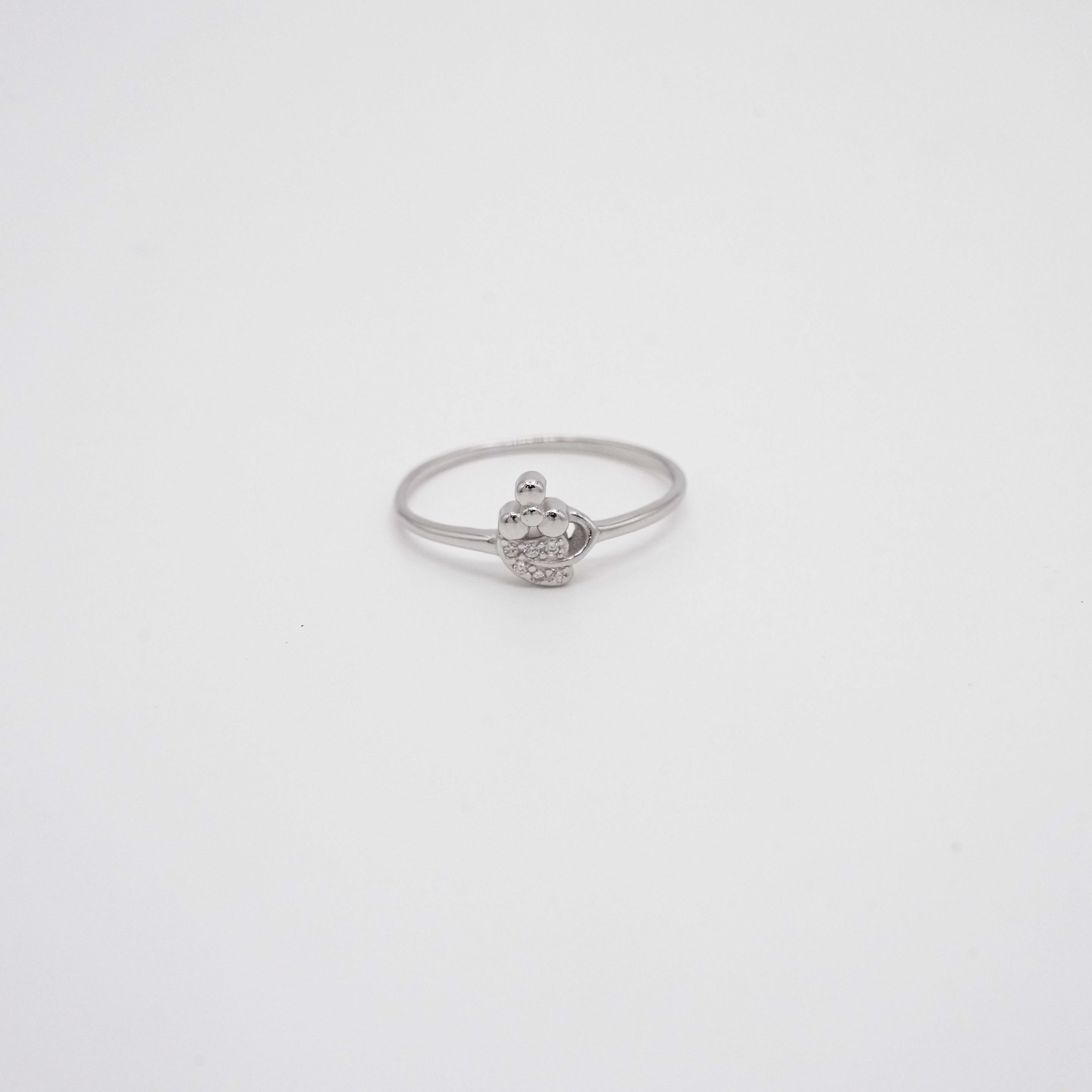 Arham Silver Palace - Silver Crown Ring