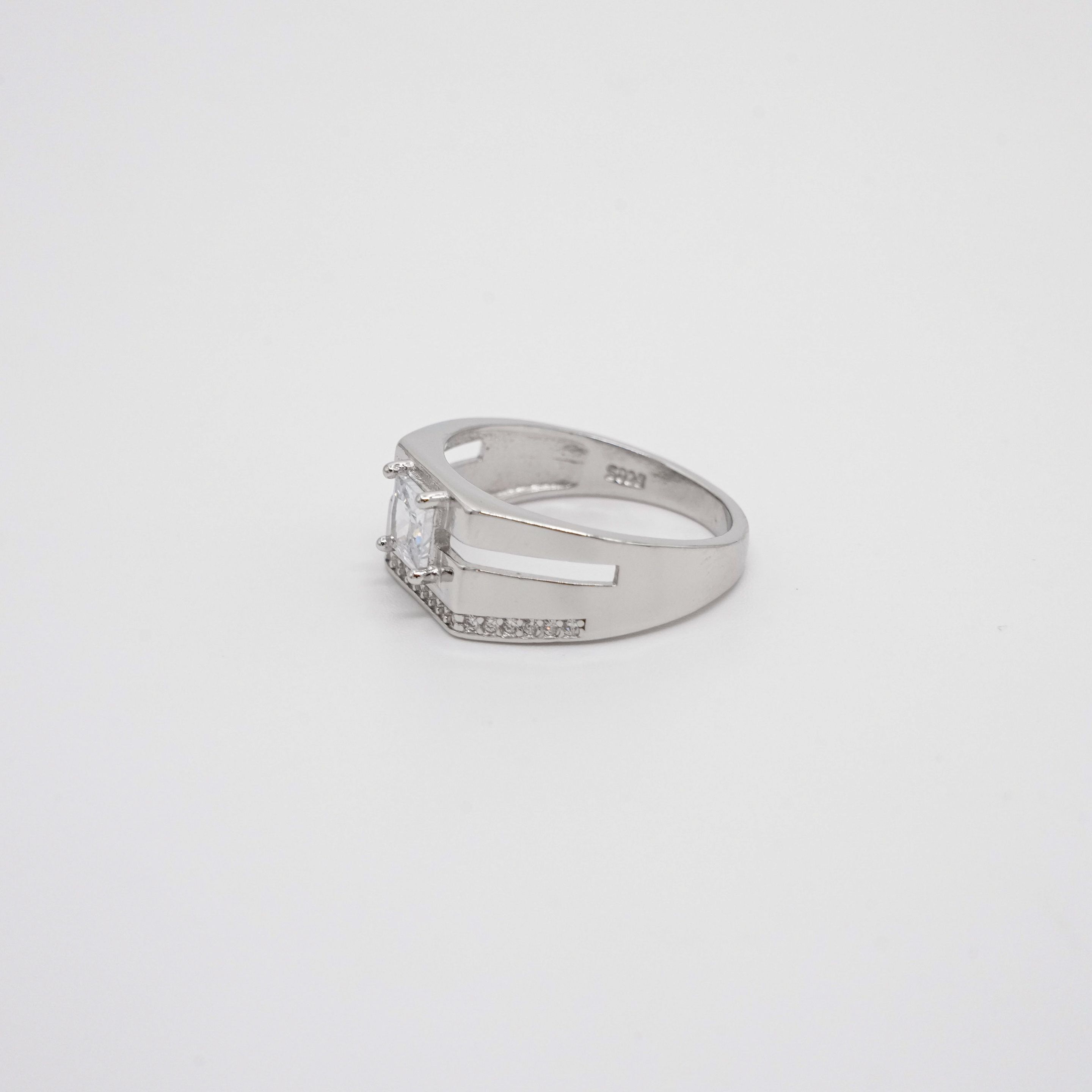 Arham Silver Palace - Silver Square Ring