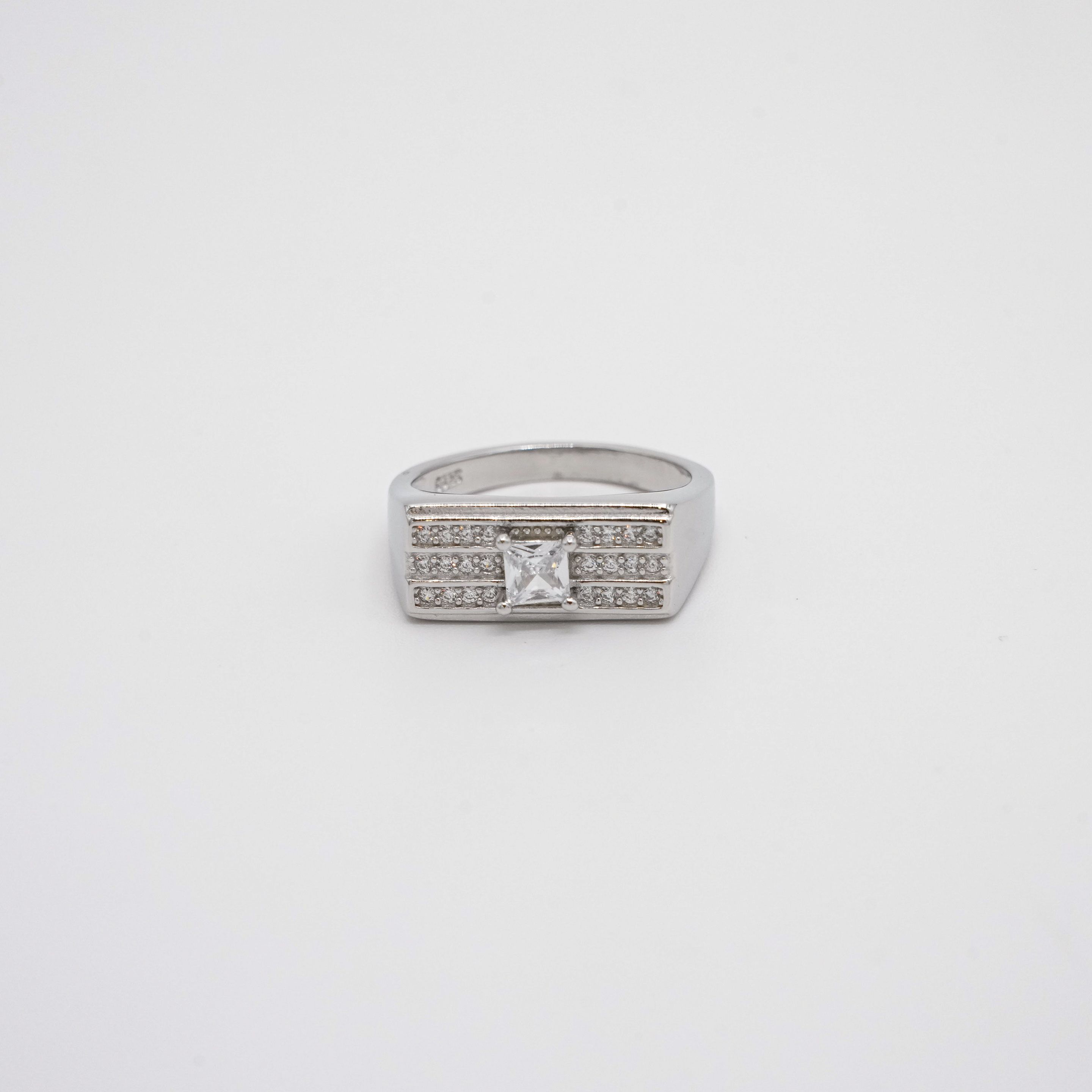 Arham Silver Palace - Silver Square Ring