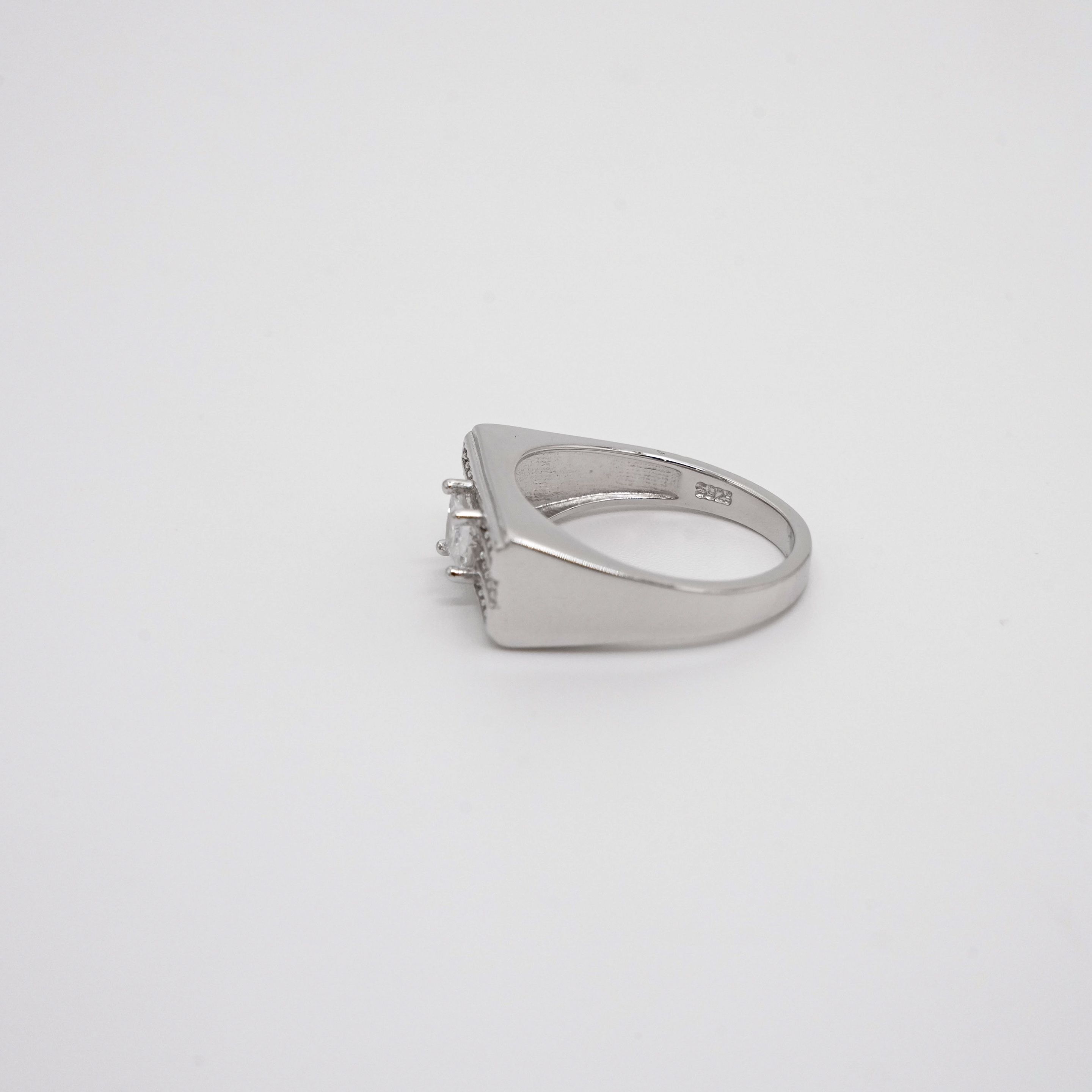 Arham Silver Palace - Silver Square Ring