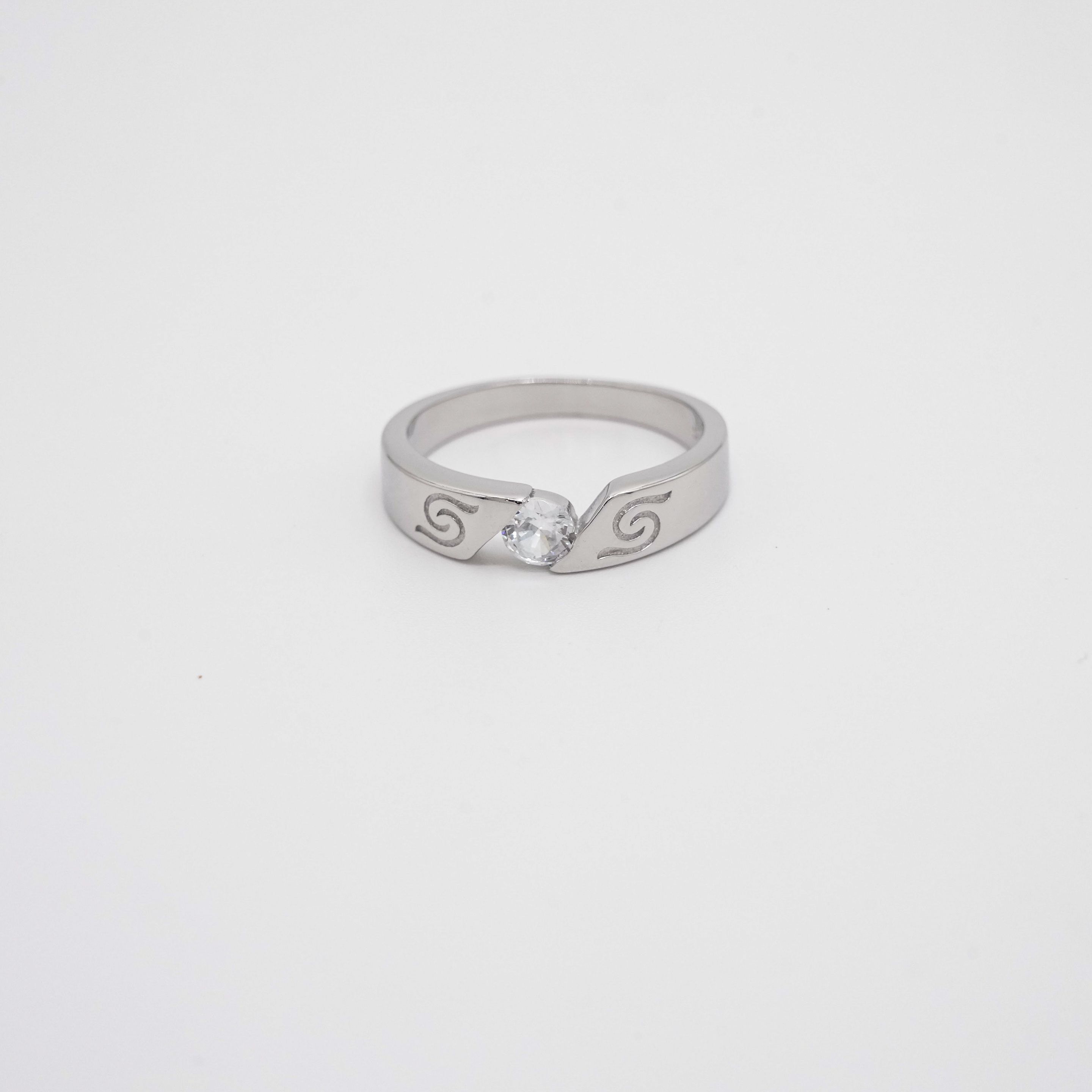 Arham Silver Palace - Silver Stone Ring