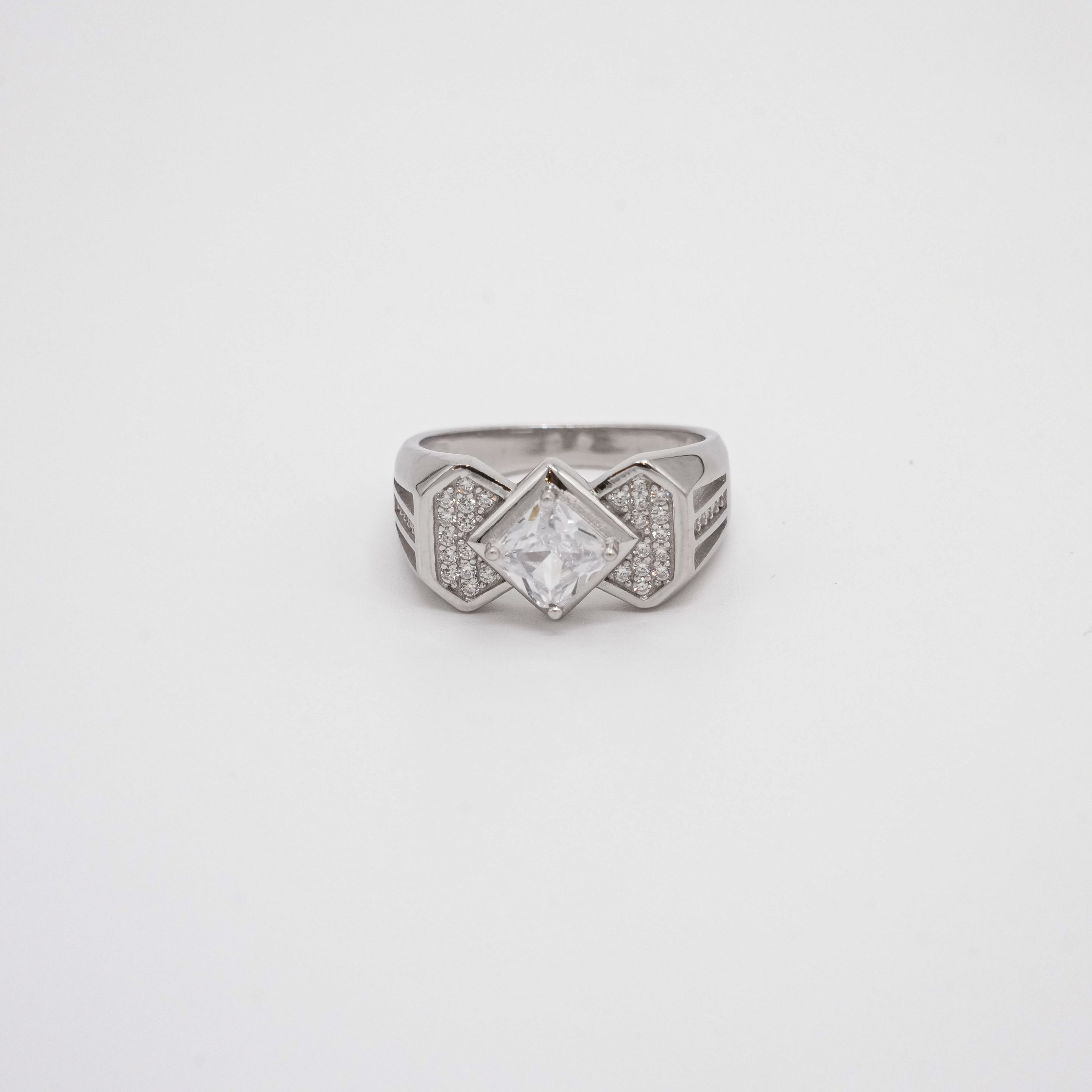 Arham Silver Palace - Silver Square Ring