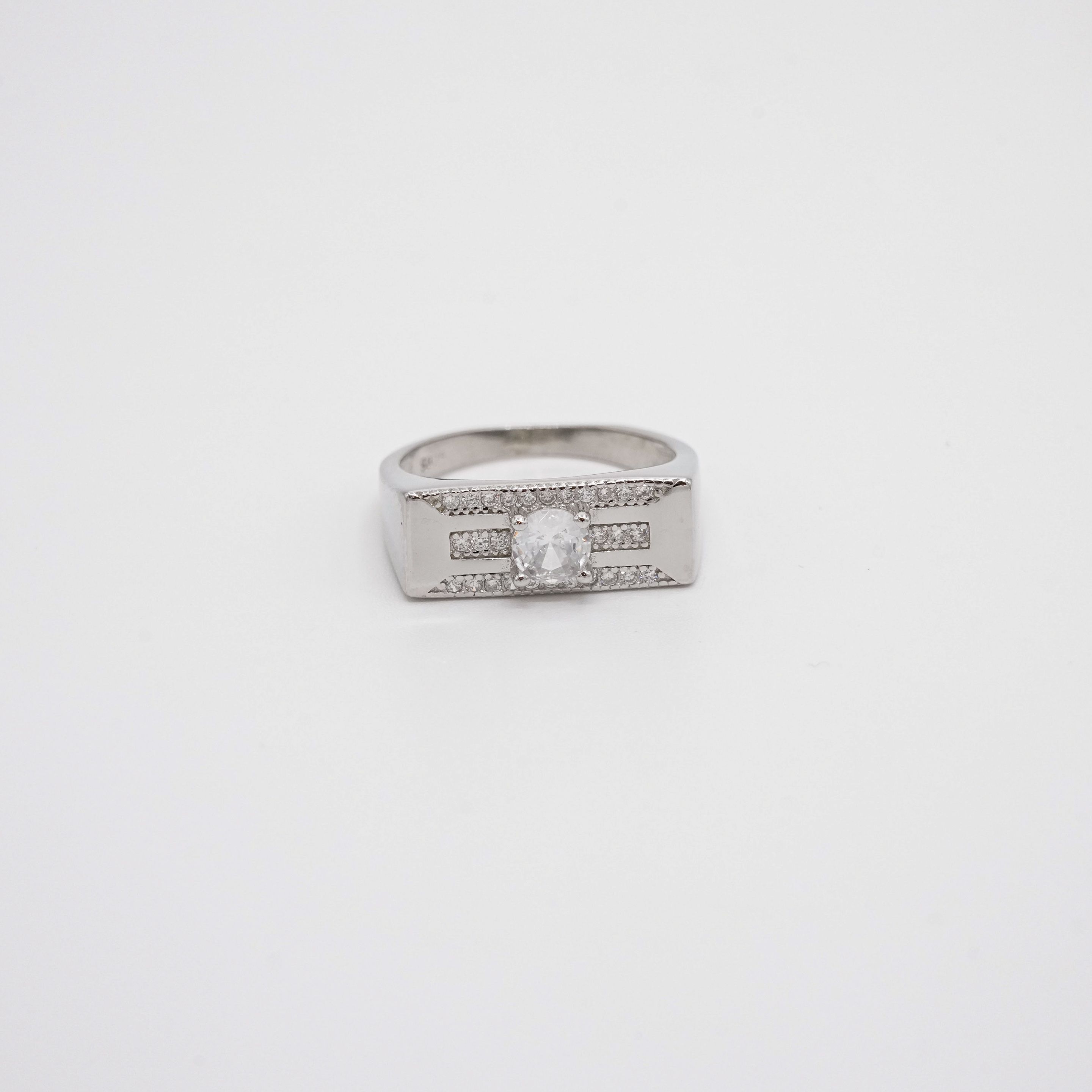 Arham Silver Palace - Silver CZ Ring