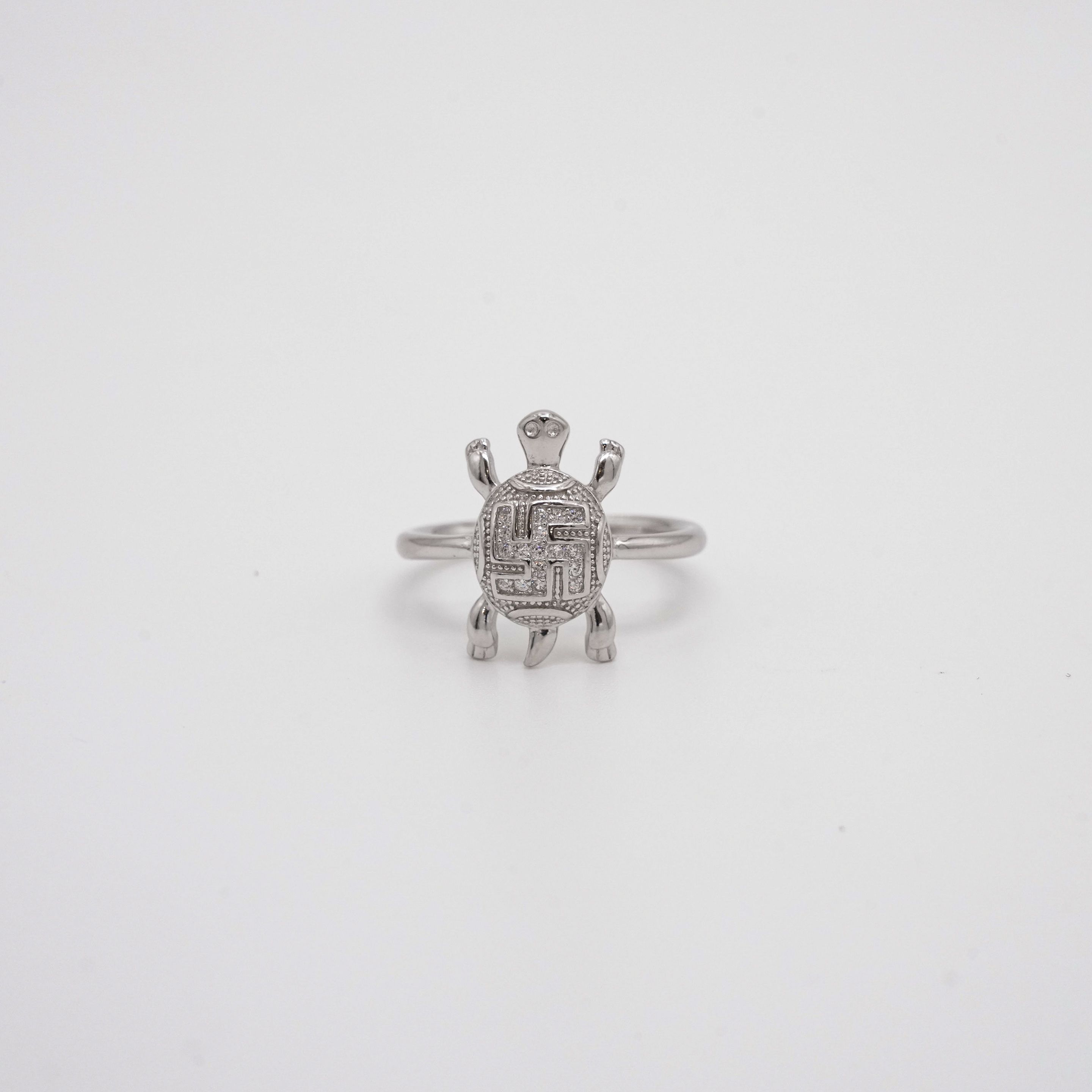 Arham Silver Palace - Silver Turtle Ring