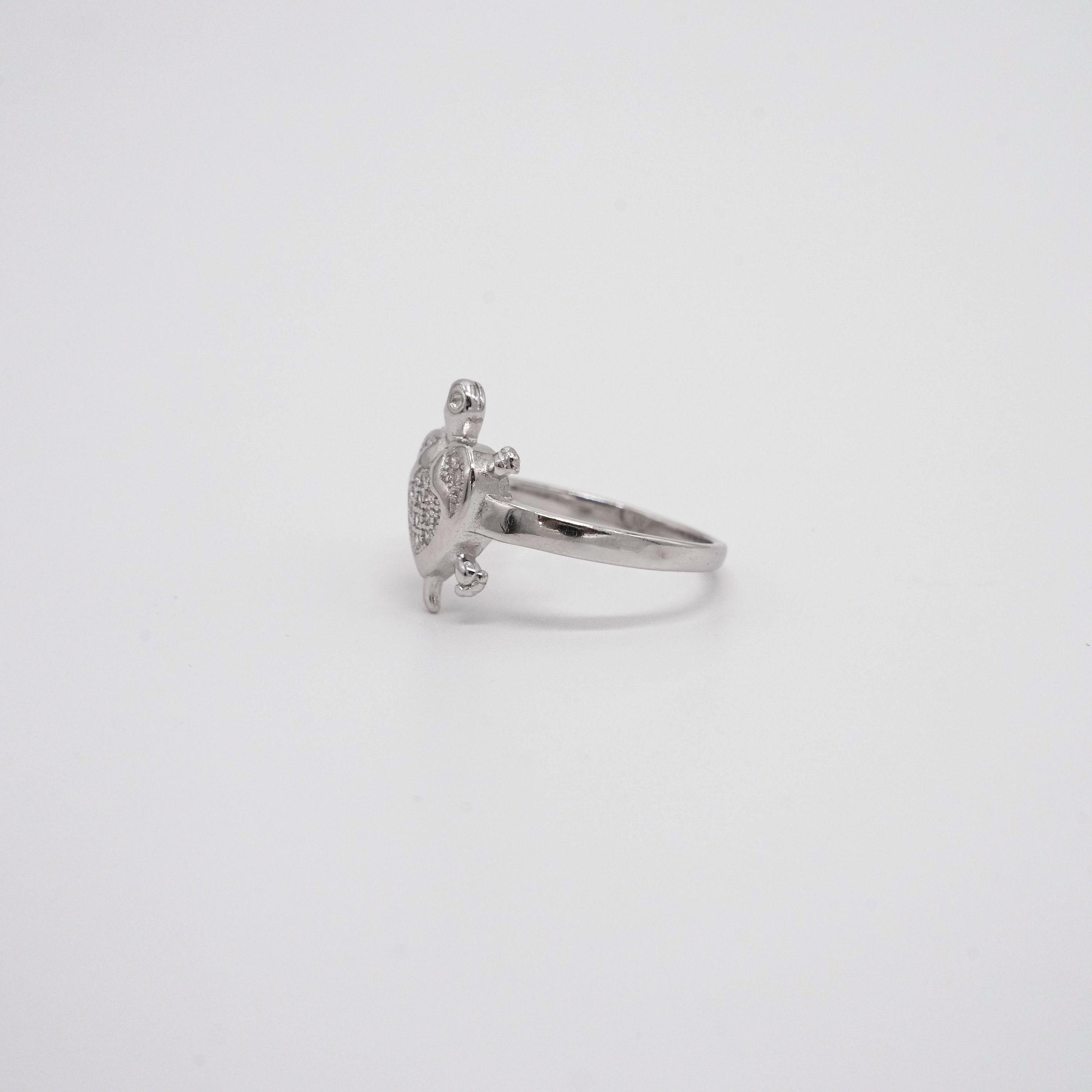 Silver Turtle Ring