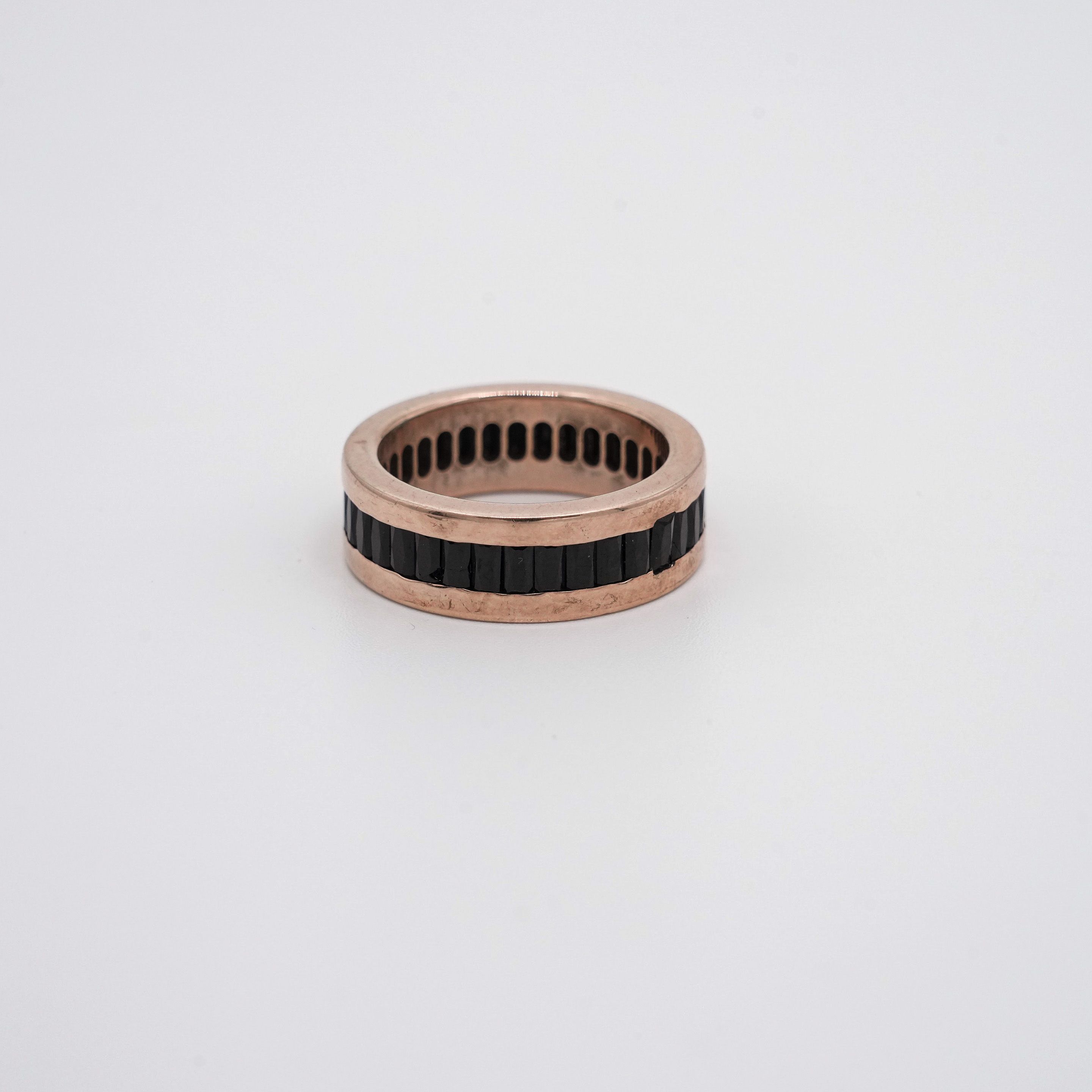 Arham Silver Palace - Black Stone Ring