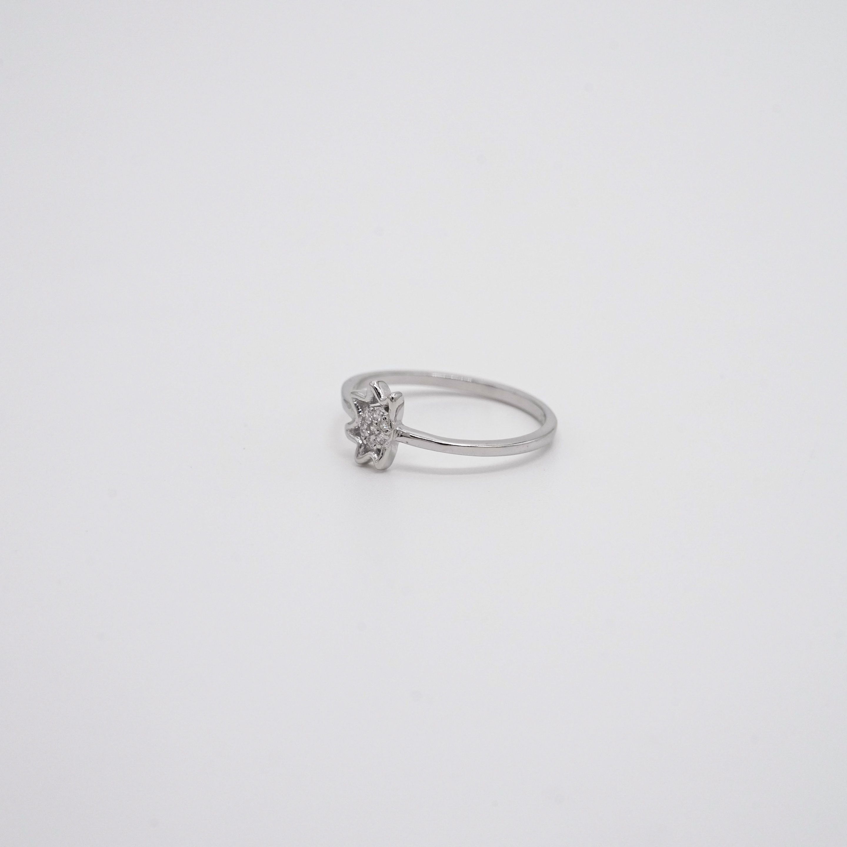 Silver Flower Ring