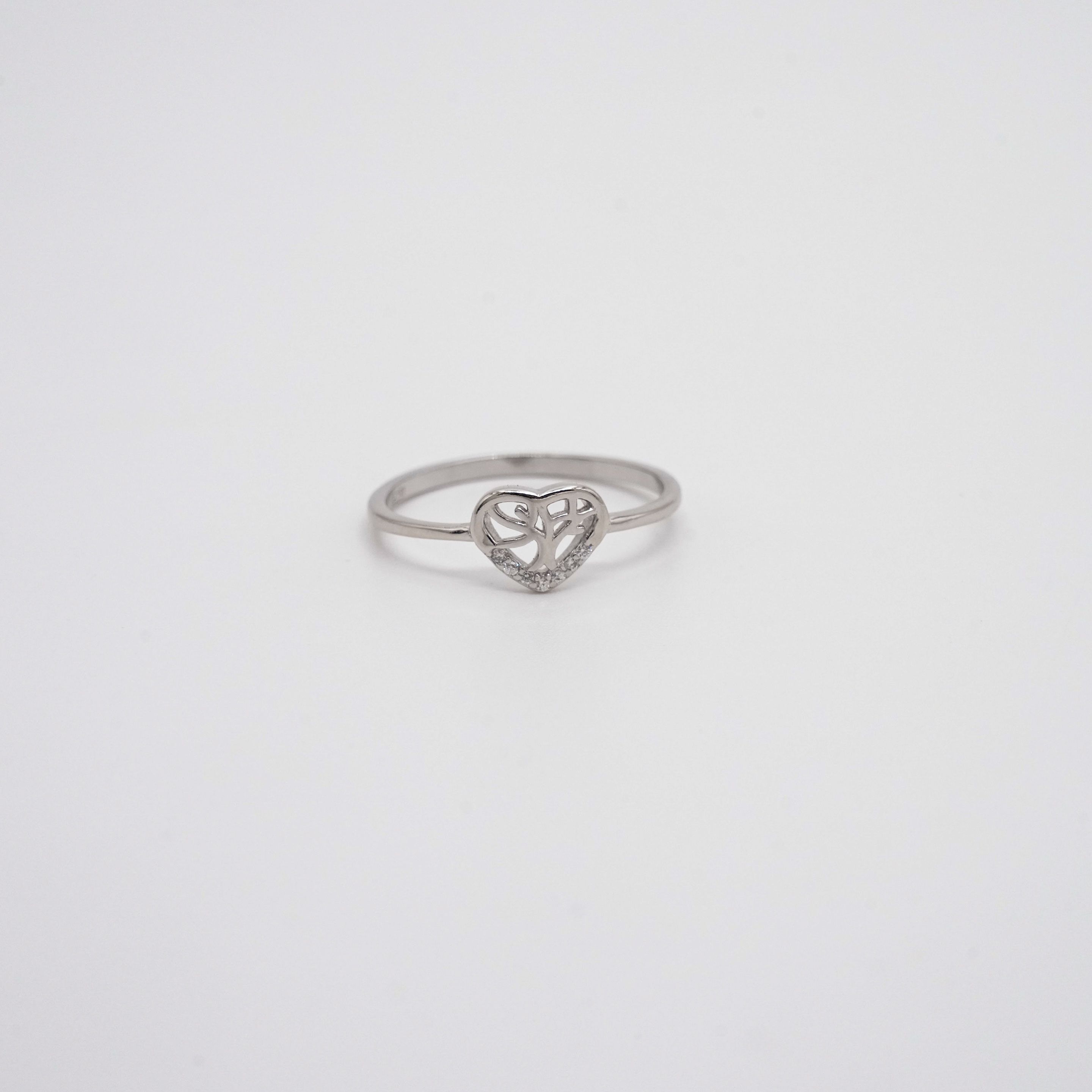Arham Silver Palace - Silver Heart Ring