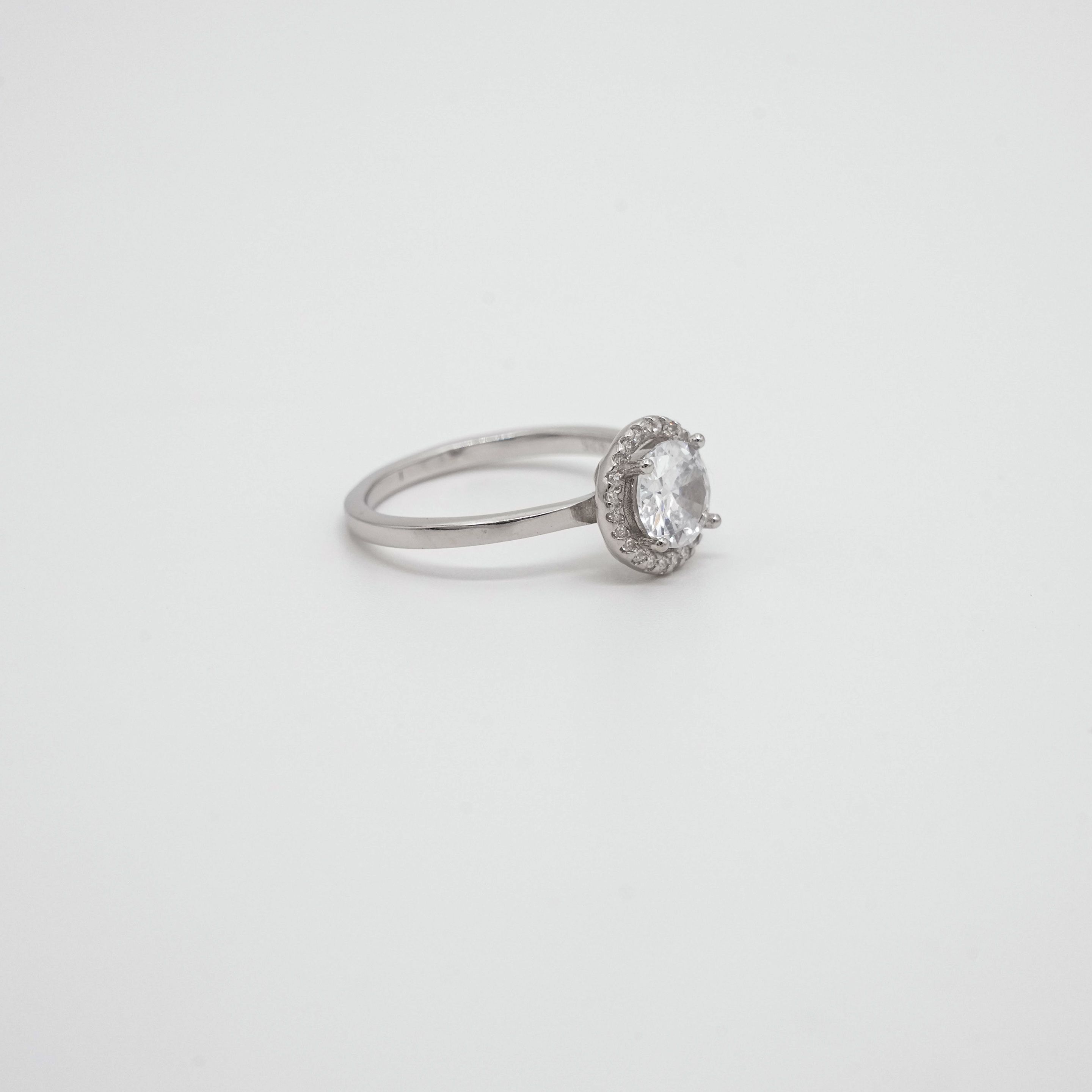 Arham Silver Palace - Silver Halo Ring