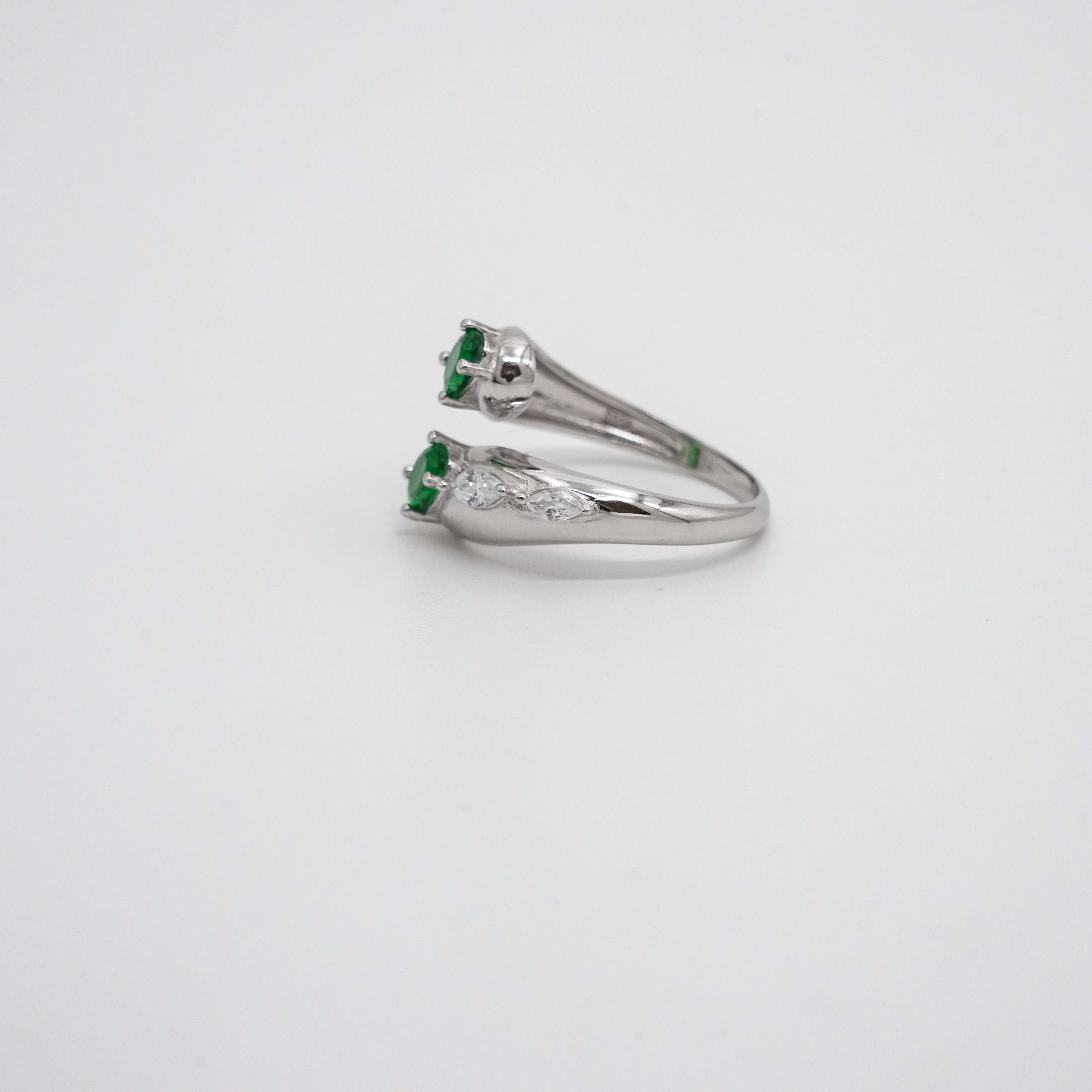 Arham Silver Palace - Silver Bypass Ring